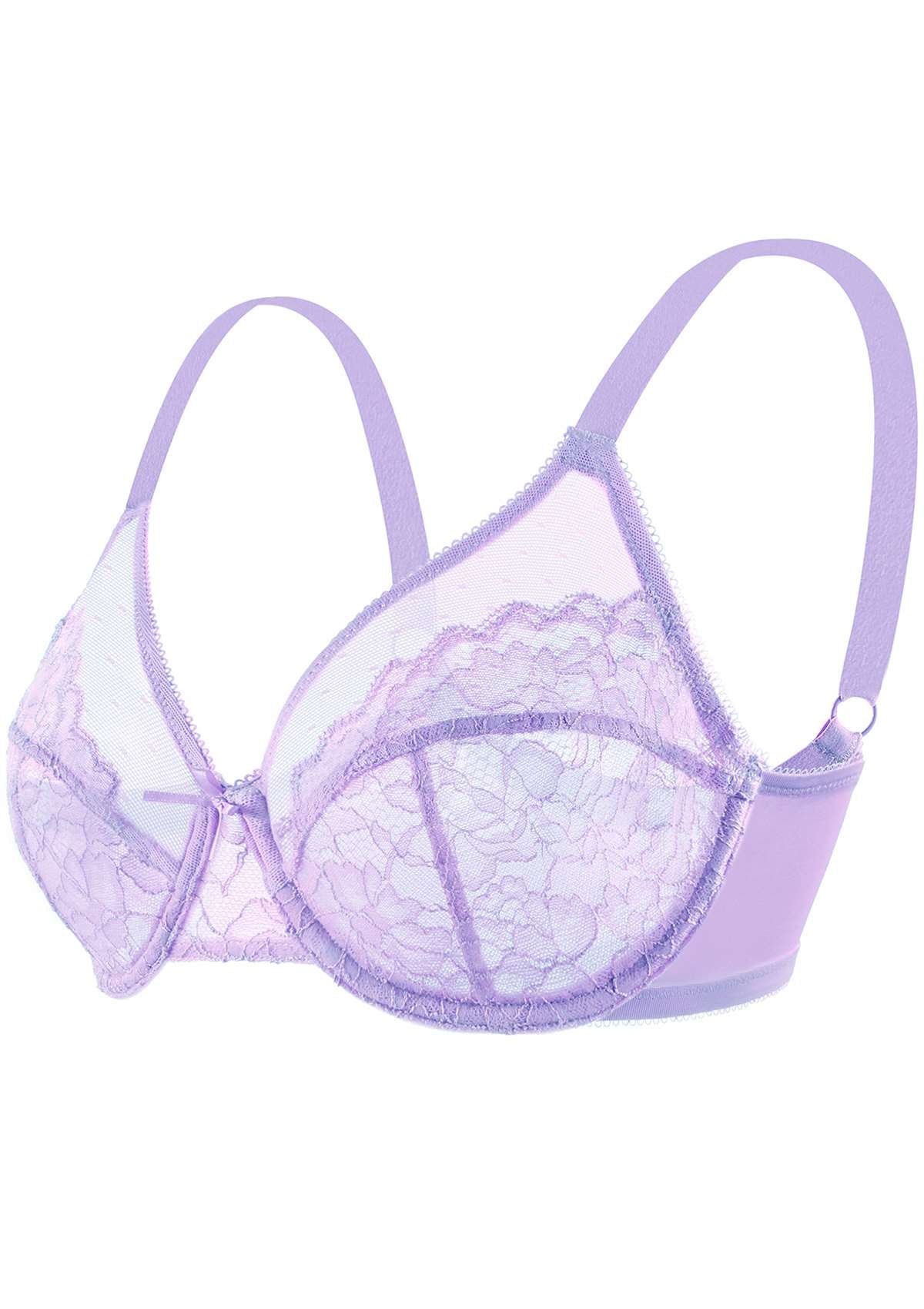 (Cardi B recommends)Enchante Unlined Lace Underwire Bra