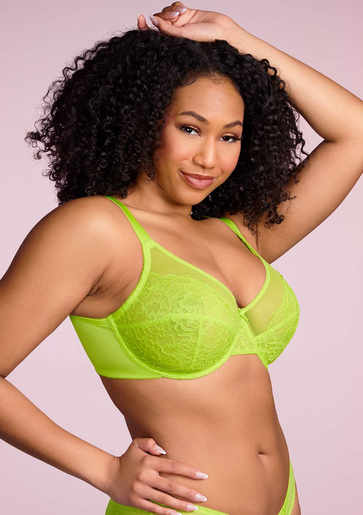 (Cardi B recommends)Enchante Unlined Lace Underwire Bra
