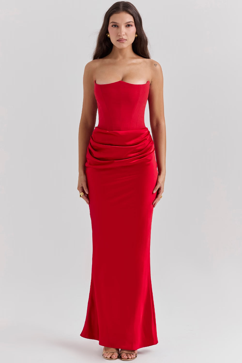 Rosalind Maxi Dress - Red