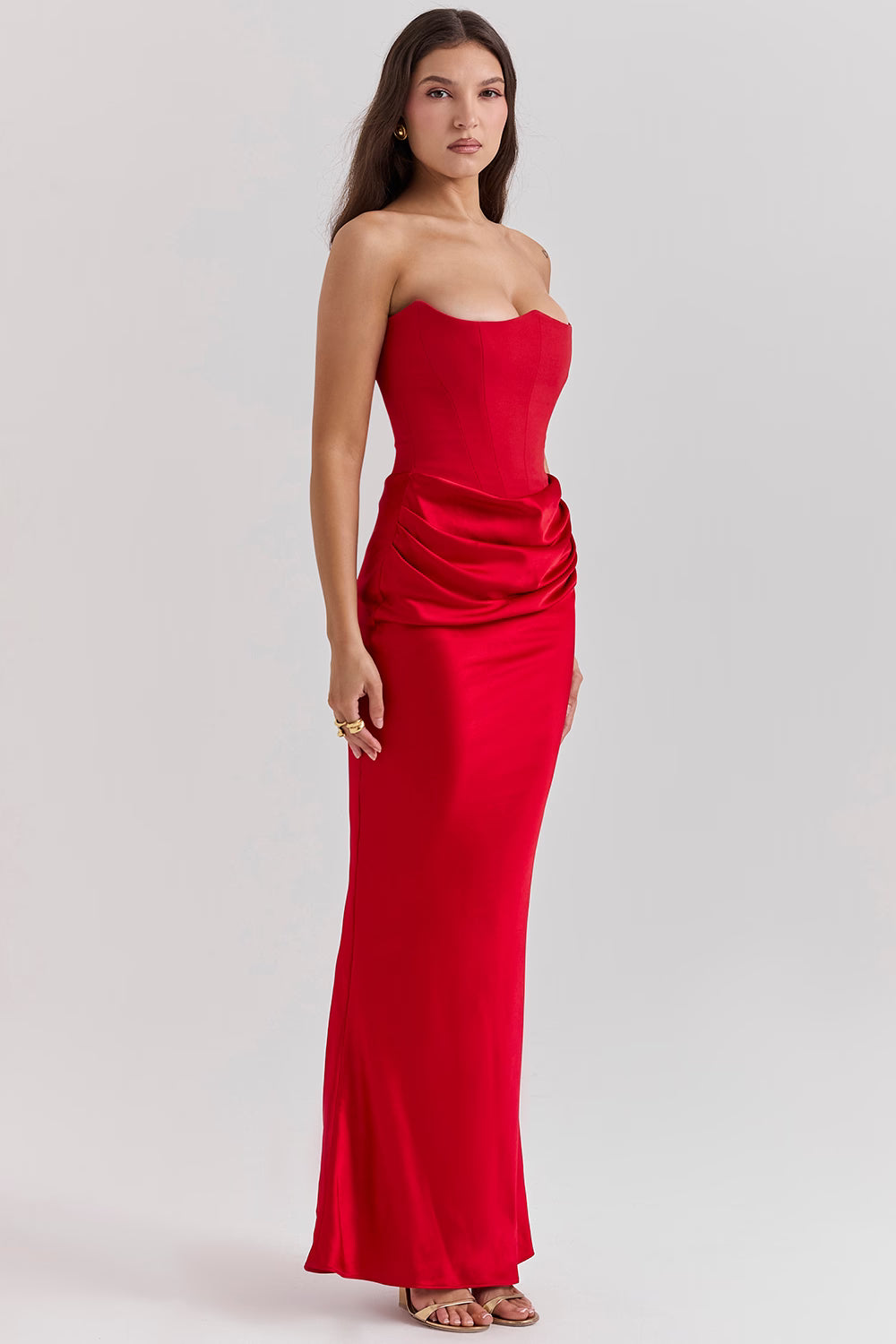 Rosalind Maxi Dress - Red