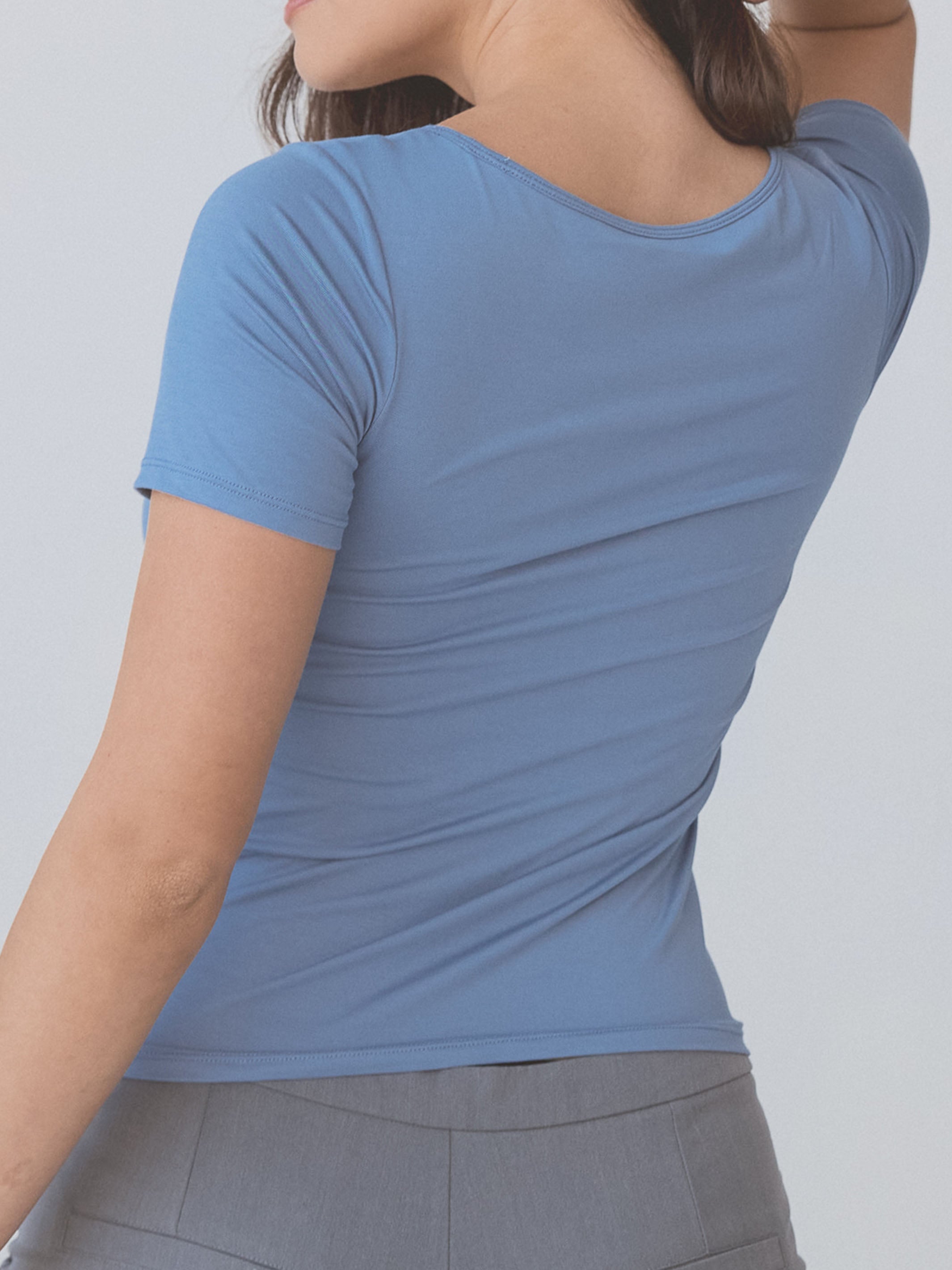 Short Sleeve Modal Brami – Bandless Fit