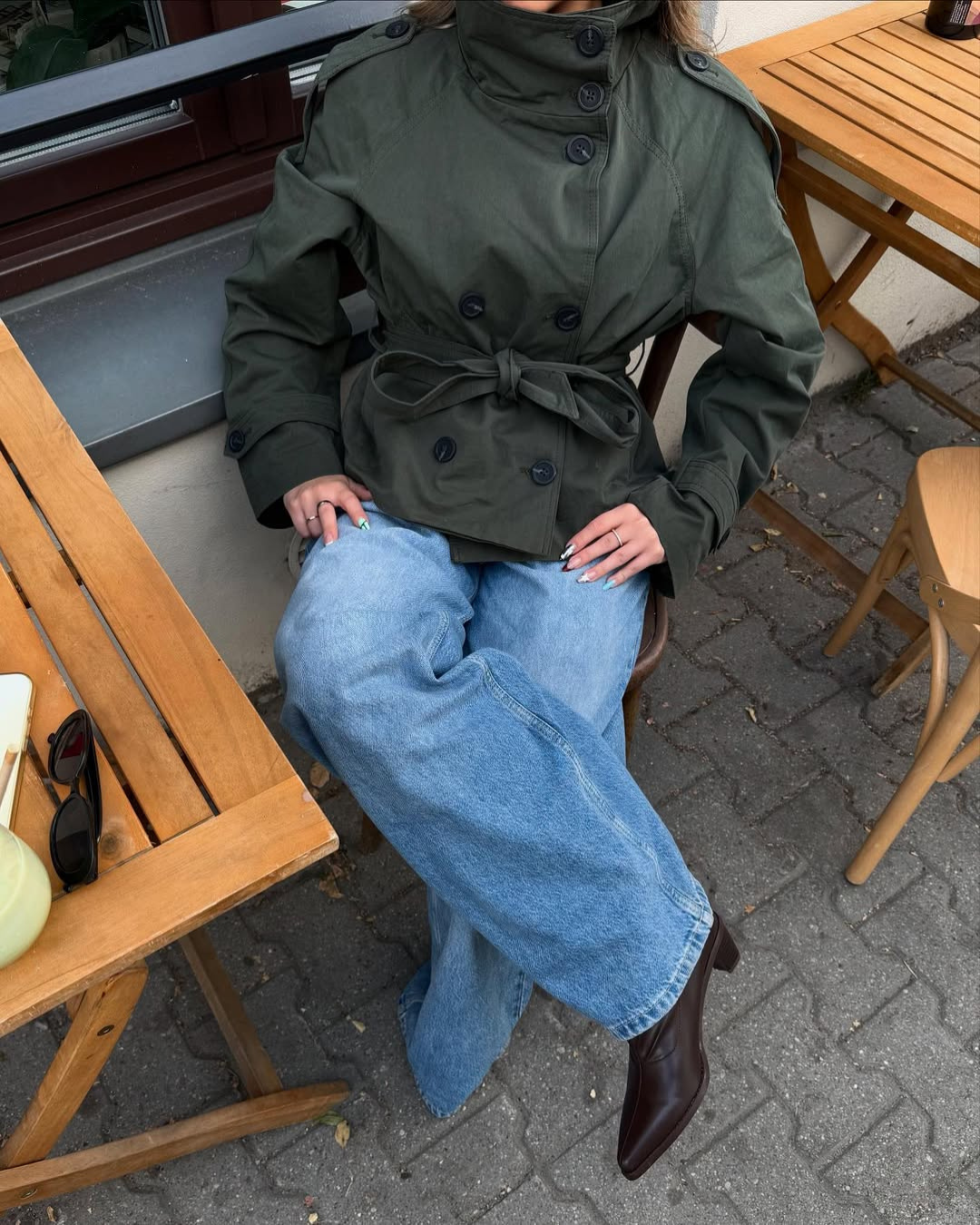 Short Trench Coat – Cropped Chic, Modern Edge