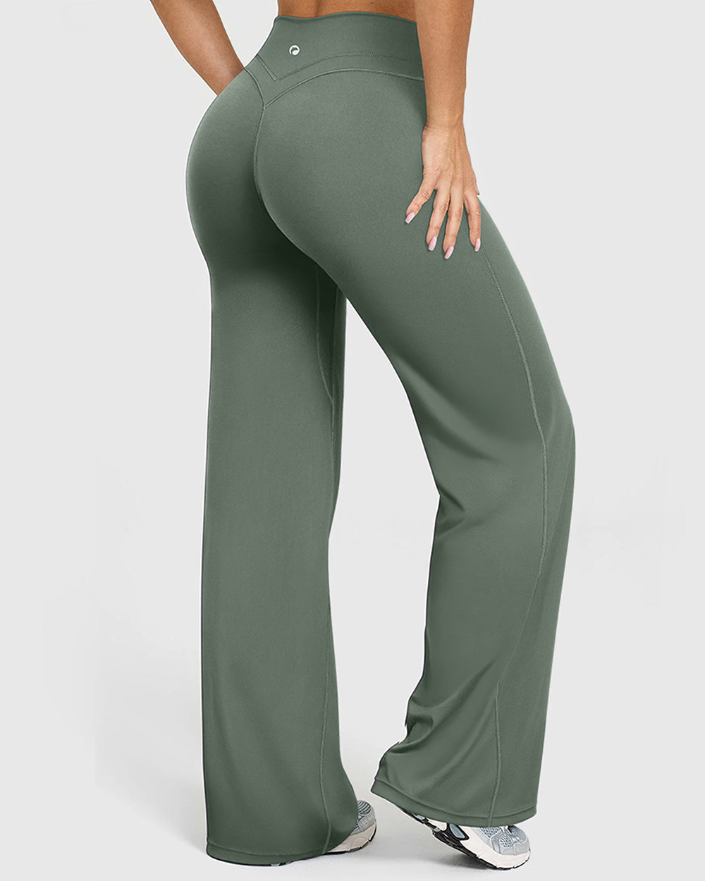 High-Waist Stretch Pants – Soft Straight Leg
