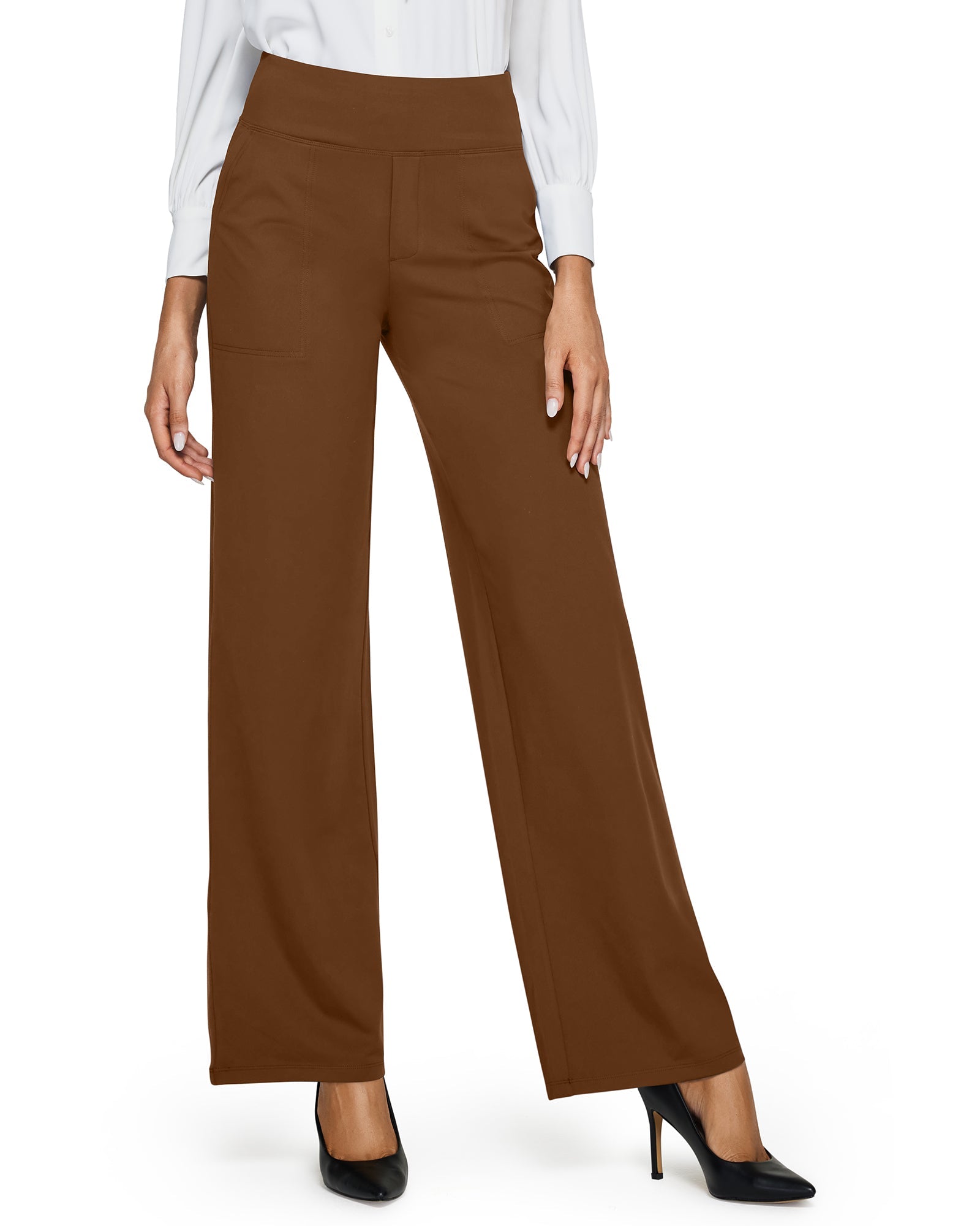 The Loose High-Waist Pants – Effortless Business Chic