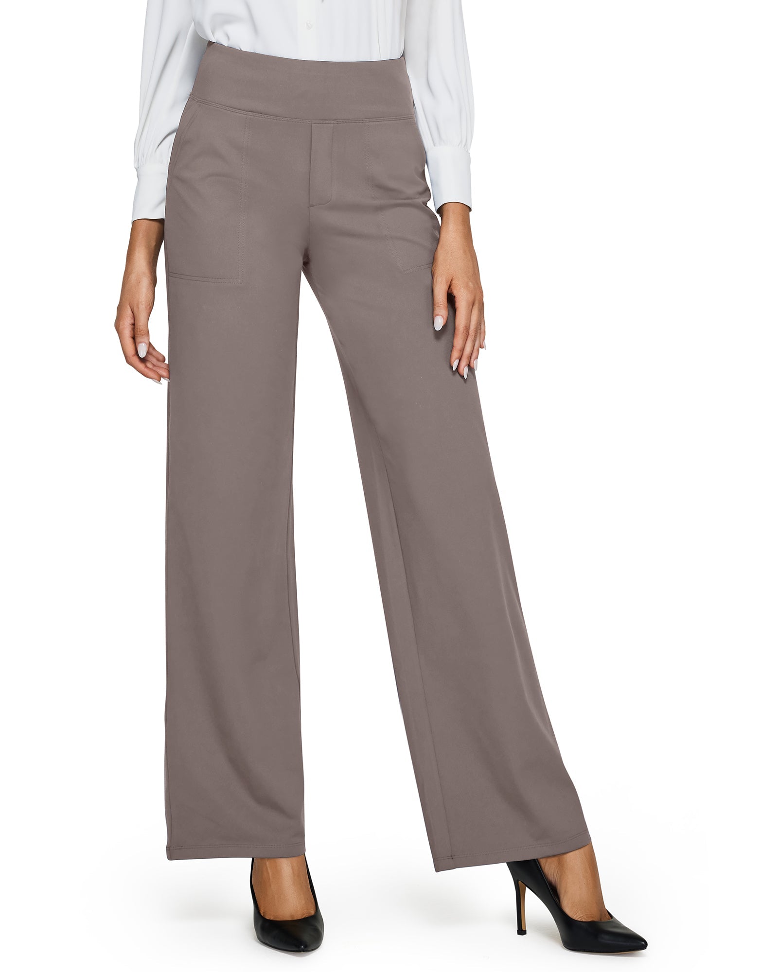 The Loose High-Waist Pants – Effortless Business Chic