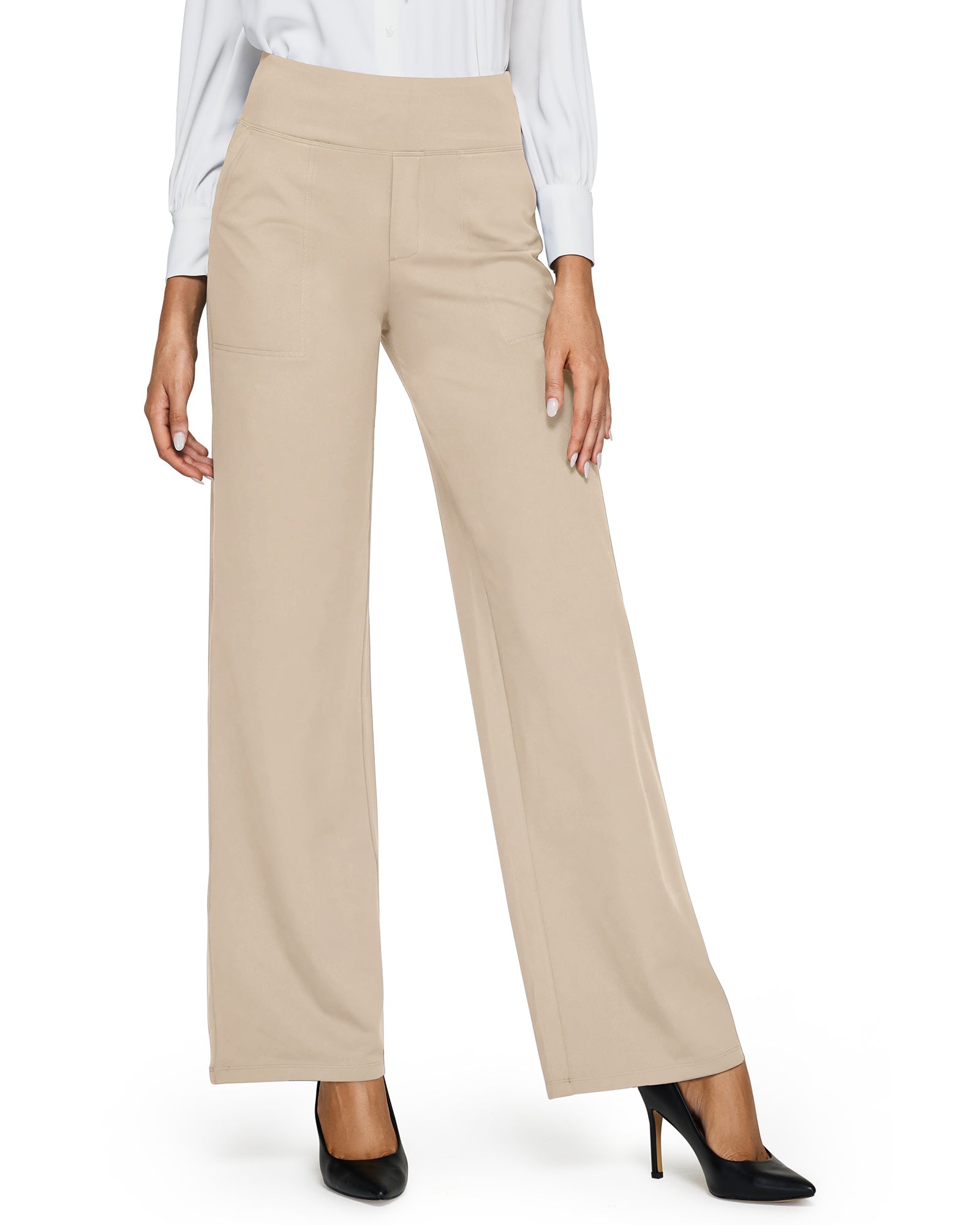 The Loose High-Waist Pants – Effortless Business Chic