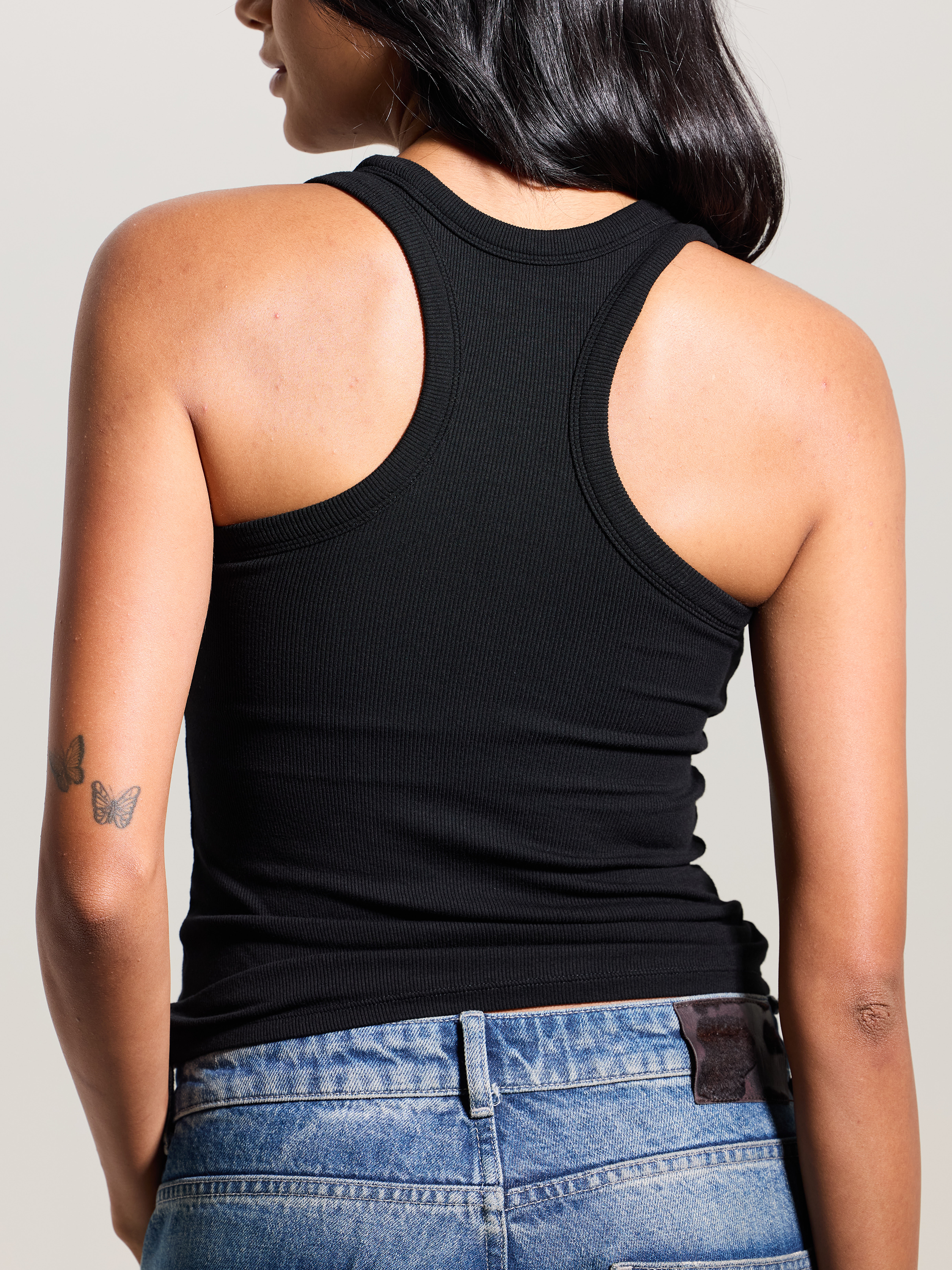 Ribbed Racerback Brami – Built-In Padding