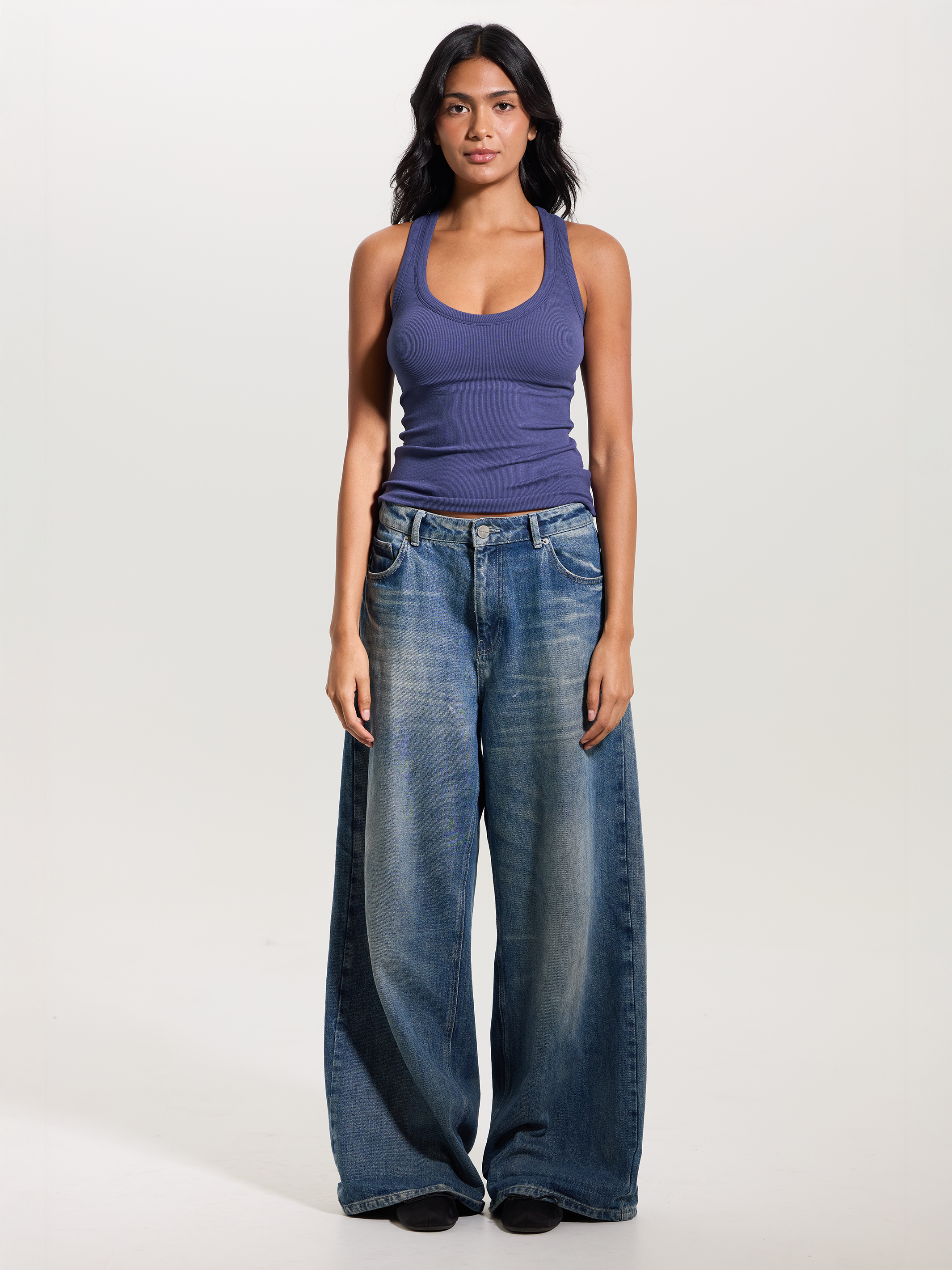 Ribbed Racerback Brami – Built-In Padding