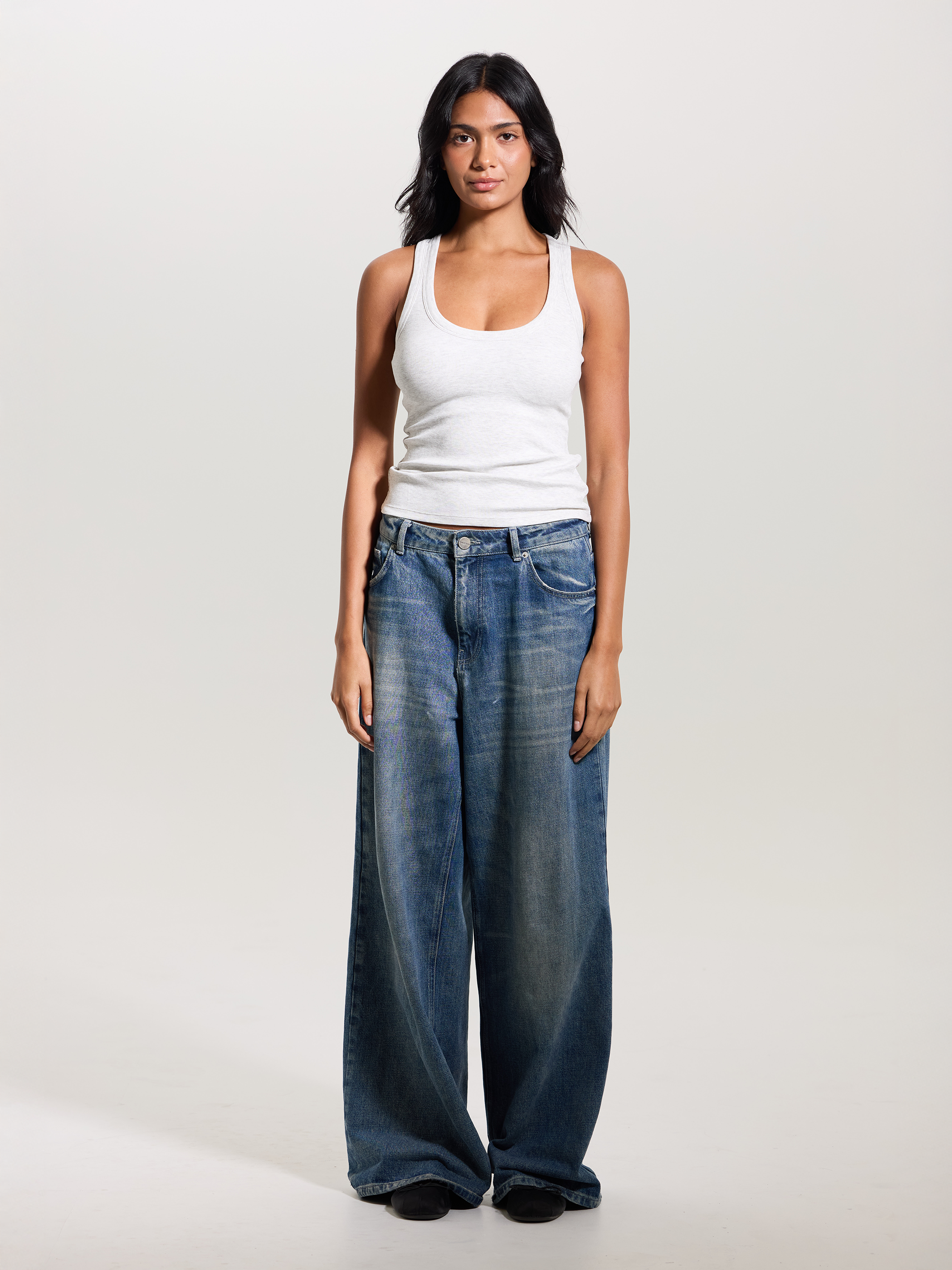 Ribbed Racerback Brami – Built-In Padding