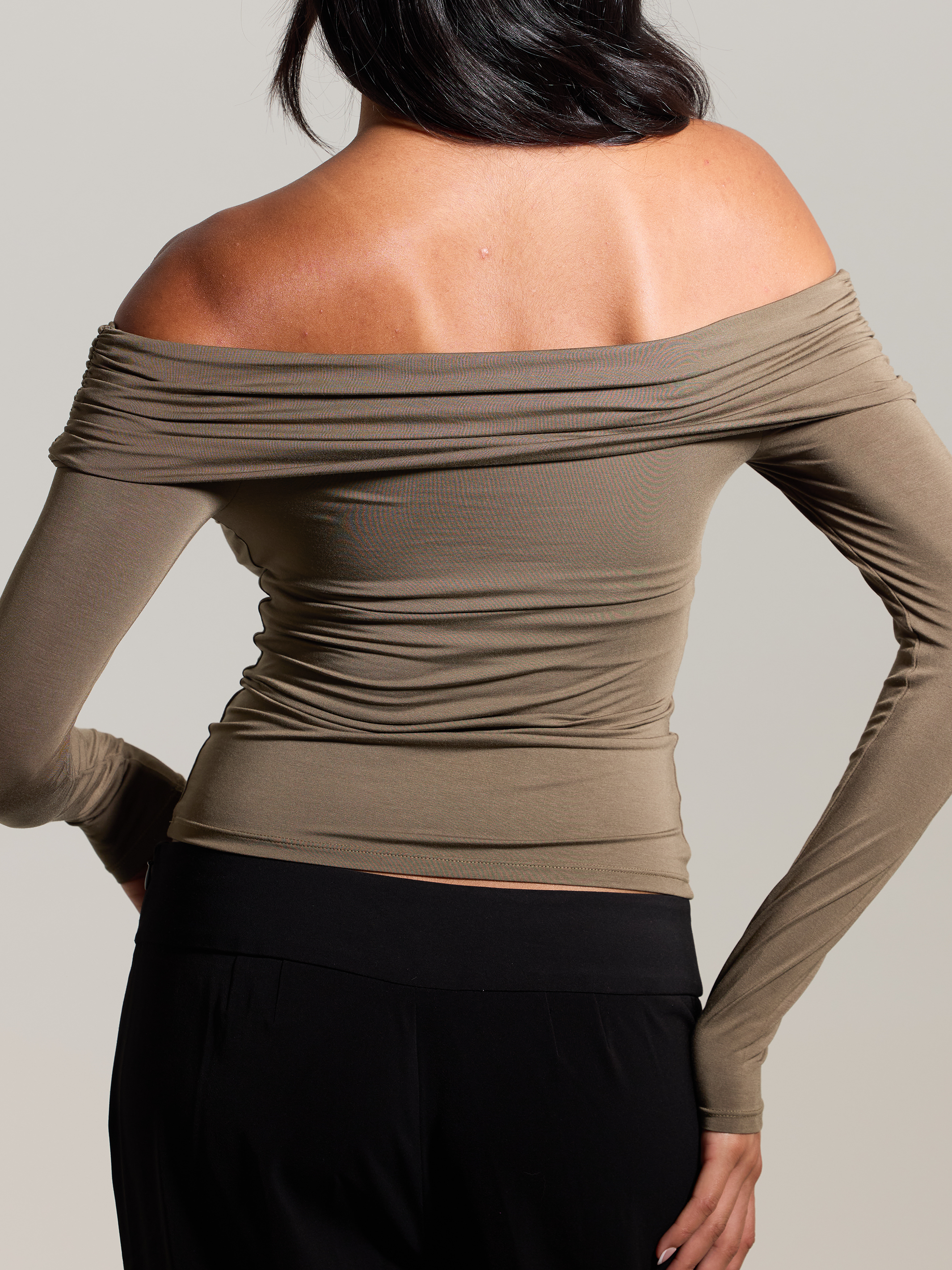 Folded Rib Long Sleeve – Built-In Padding