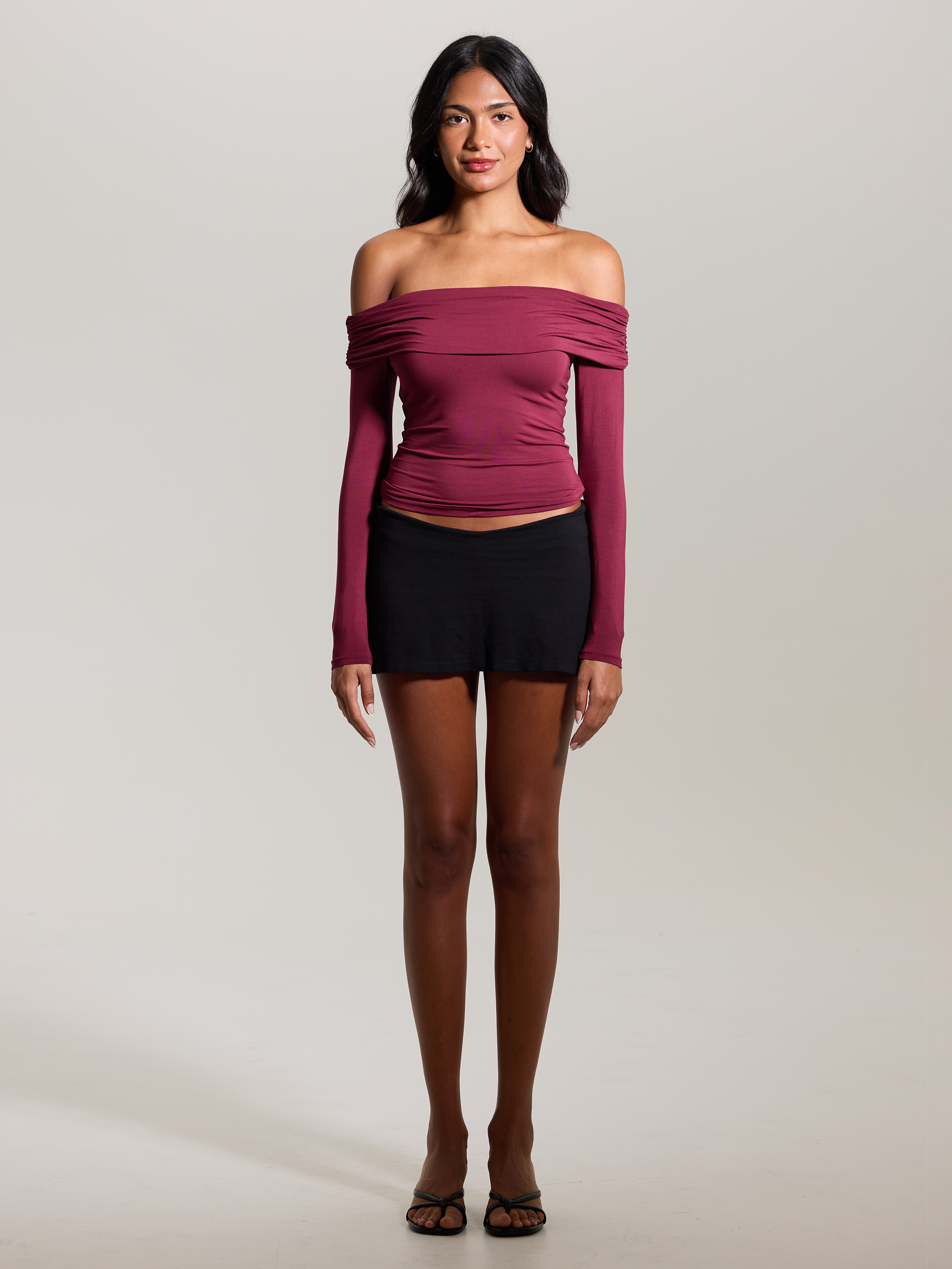 Folded Rib Long Sleeve – Built-In Padding