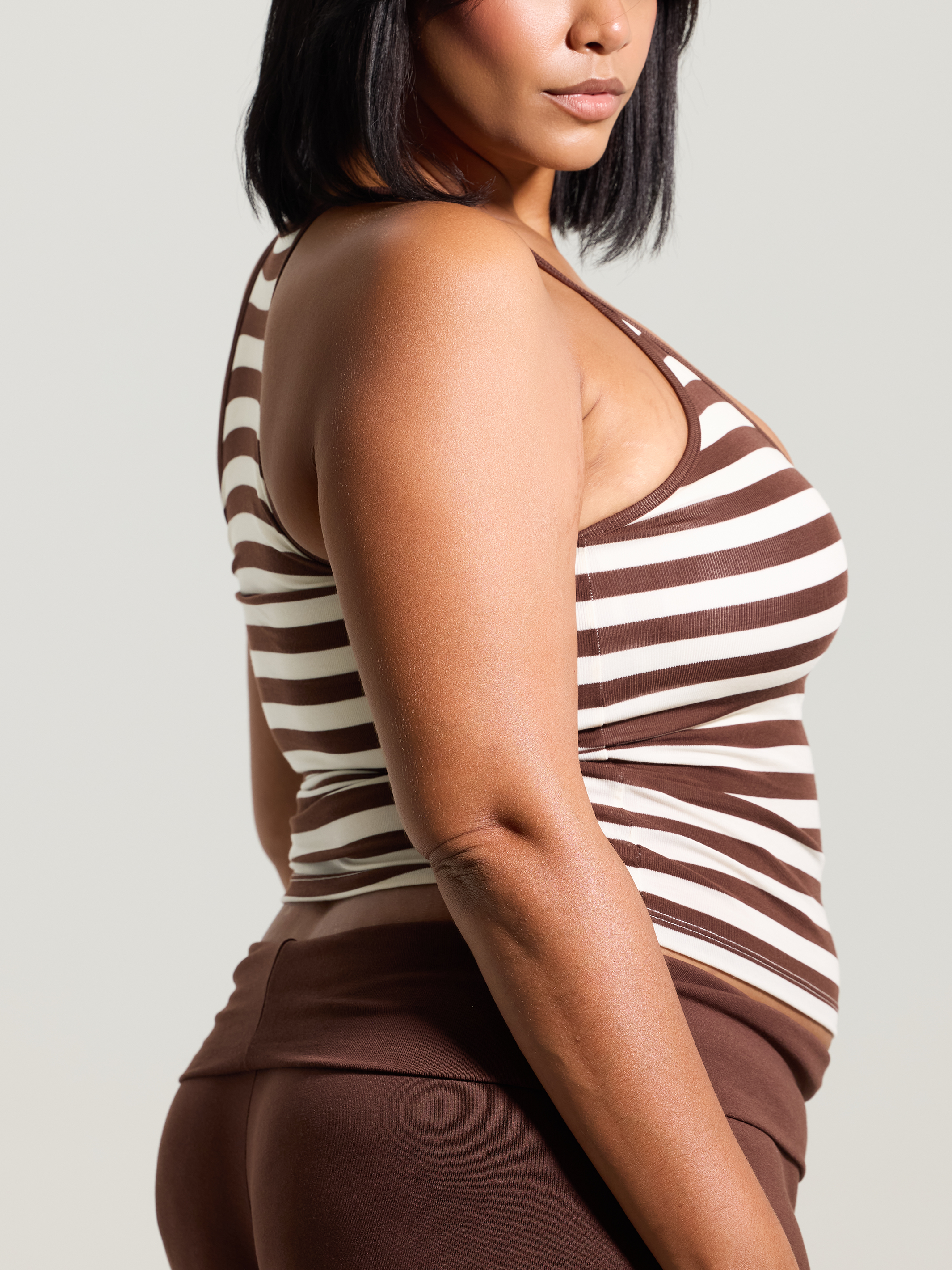 Strappy Racerback Support Top – Built-In Padding