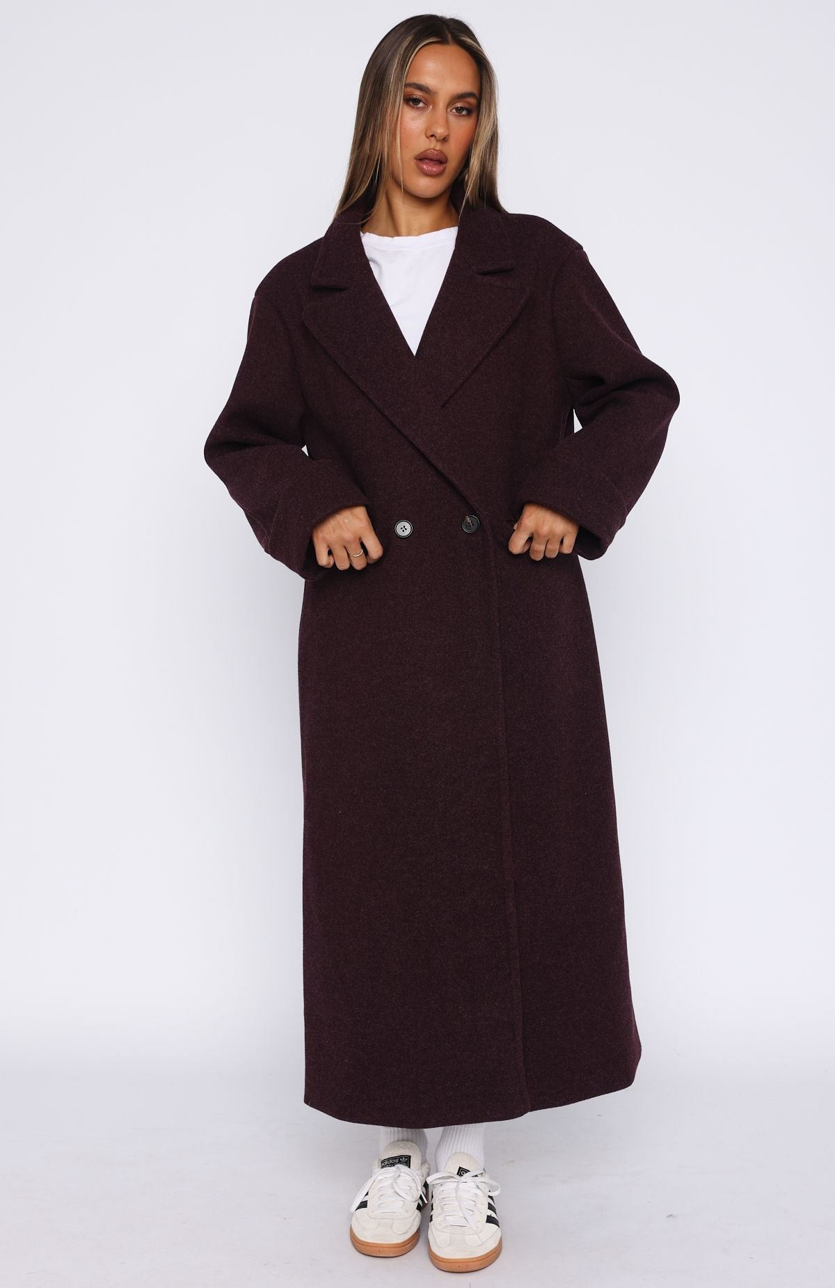 Winter Holiday Oversized Coat Oat