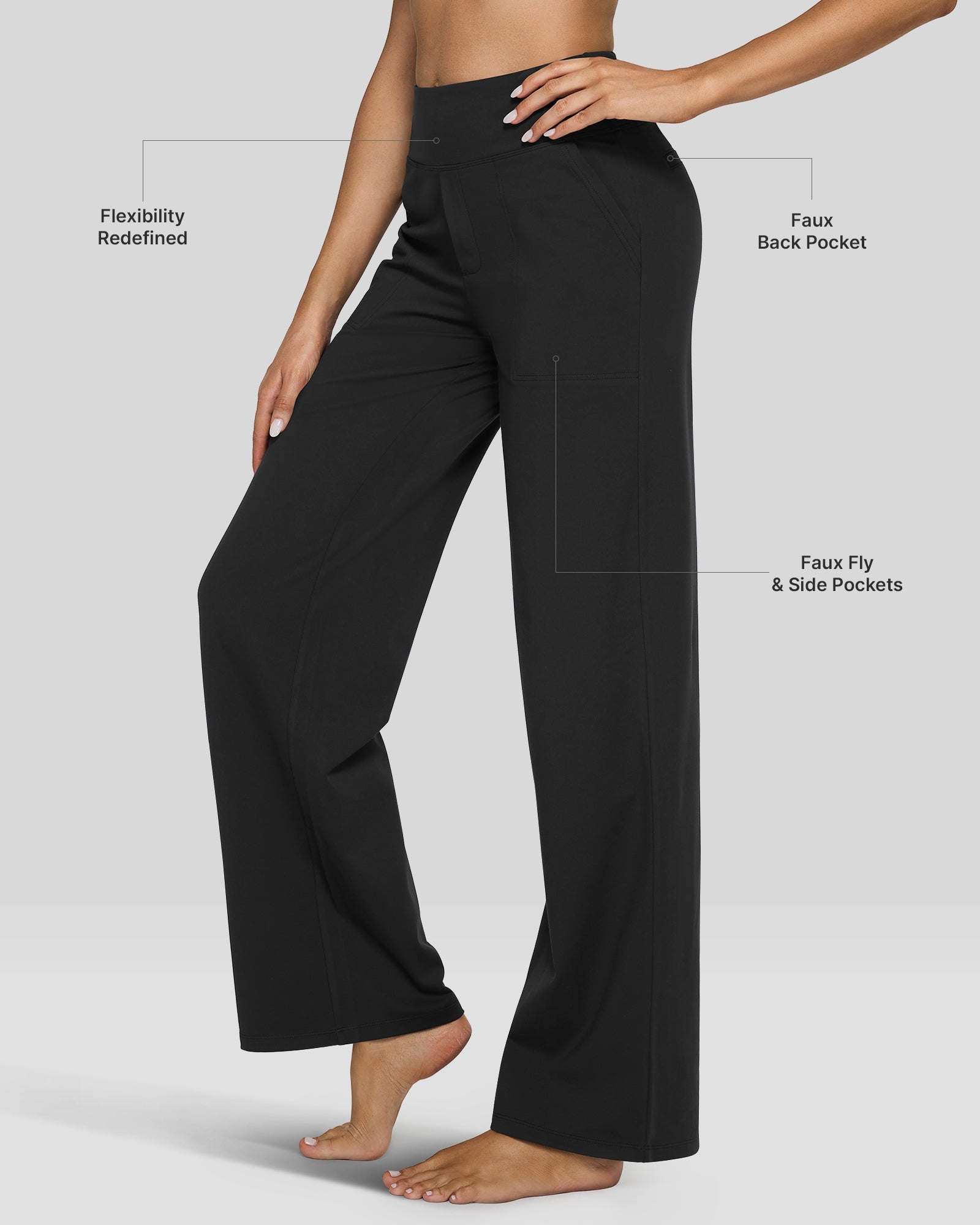 The Loose High-Waist Pants – Effortless Business Chic
