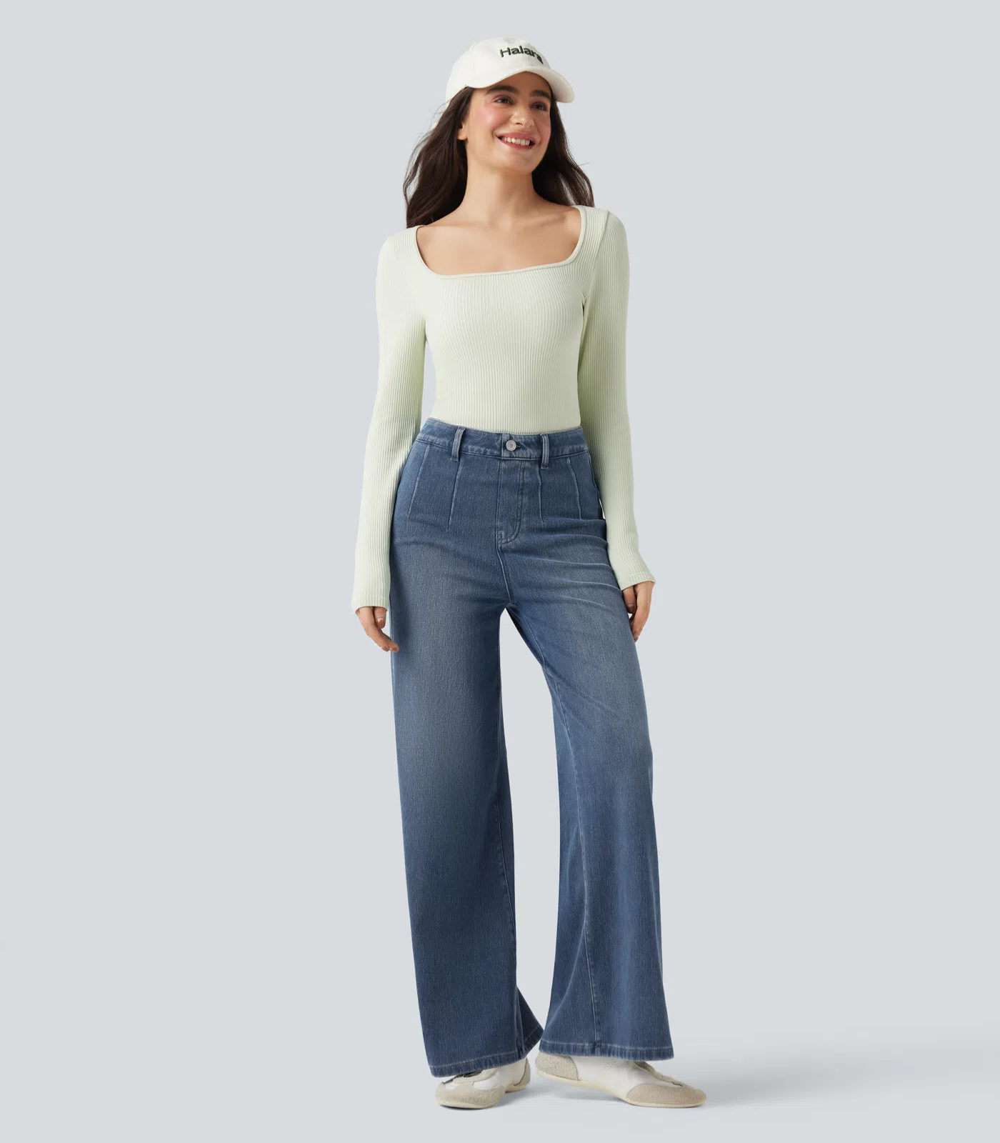 Shaping Wide-Leg Jeans – Arwen Fit