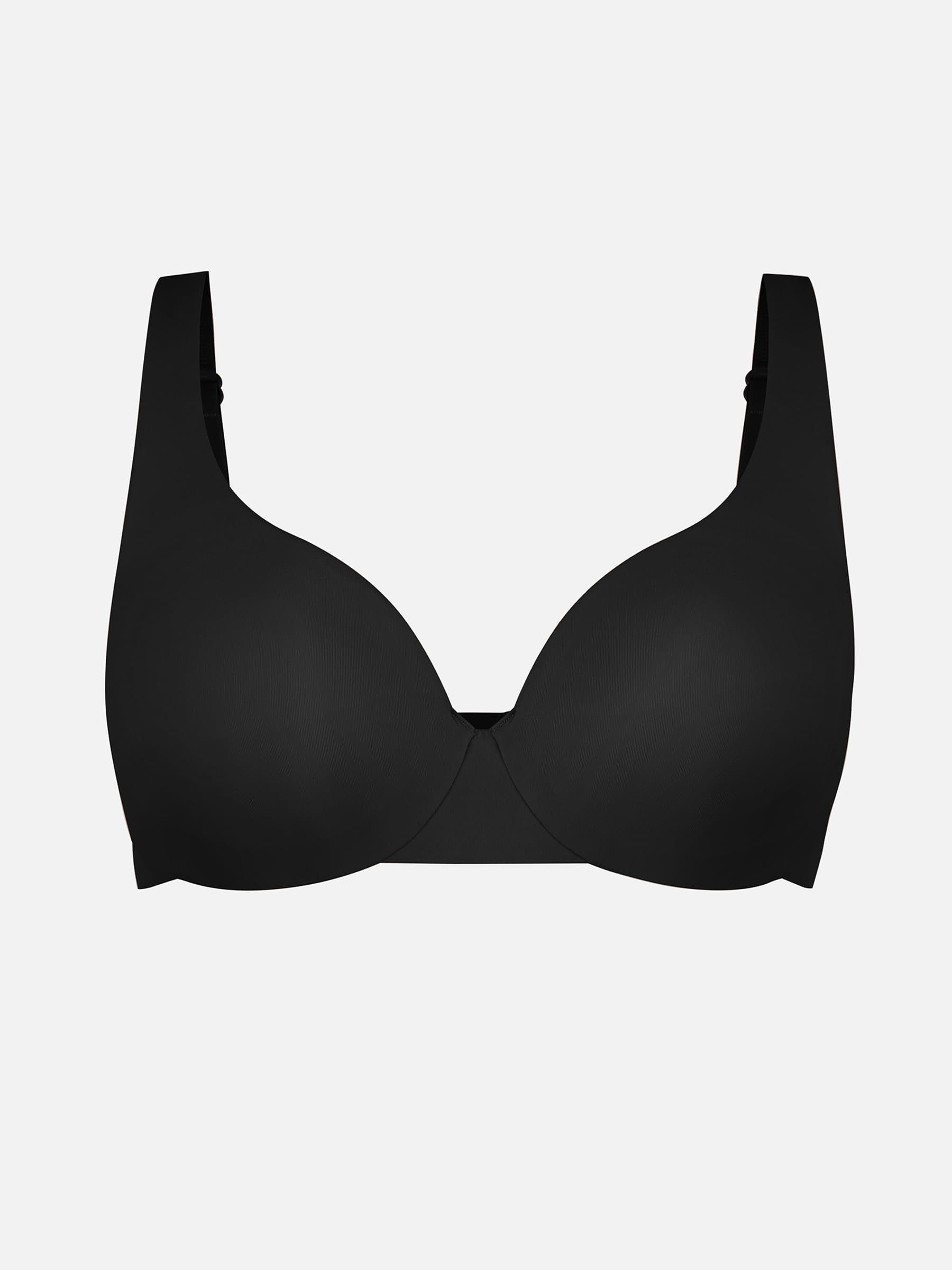 Feelingirl Underwire Adjustable Deep V-neck Bra