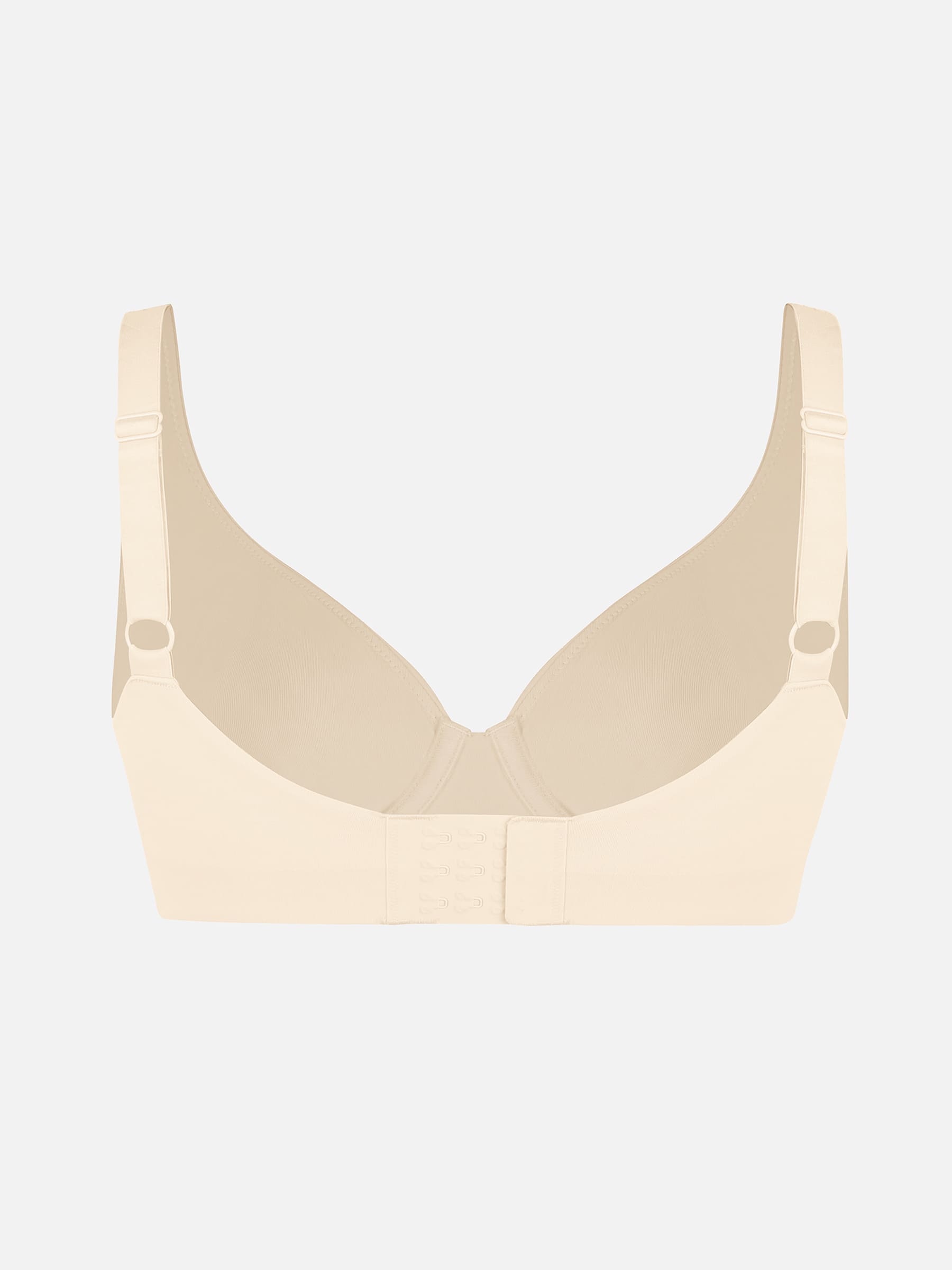Feelingirl Underwire Adjustable Deep V-neck Bra