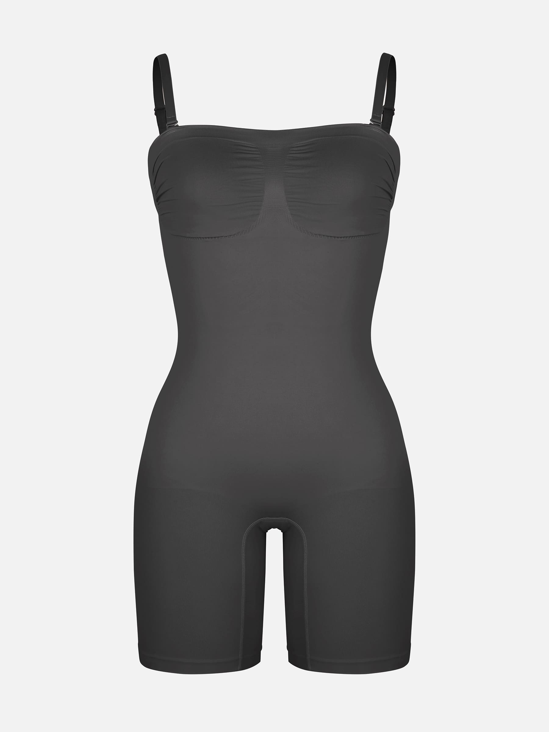 Feelingirl Seamless Strapless Bodysuit with Removable Straps