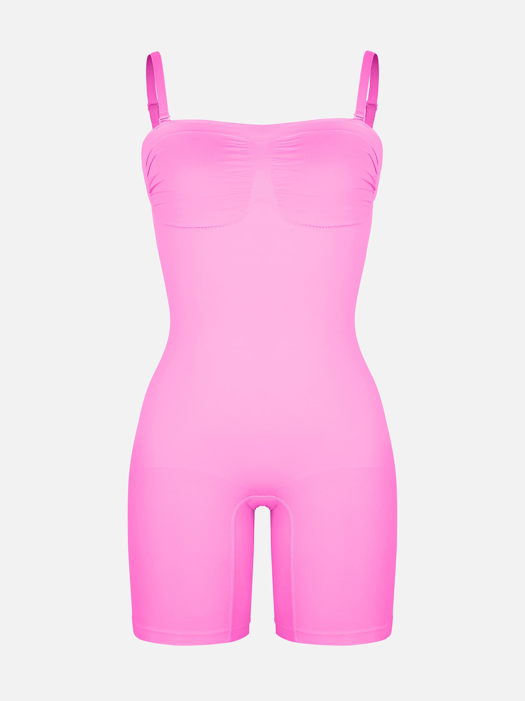 Feelingirl Seamless Strapless Bodysuit with Removable Straps