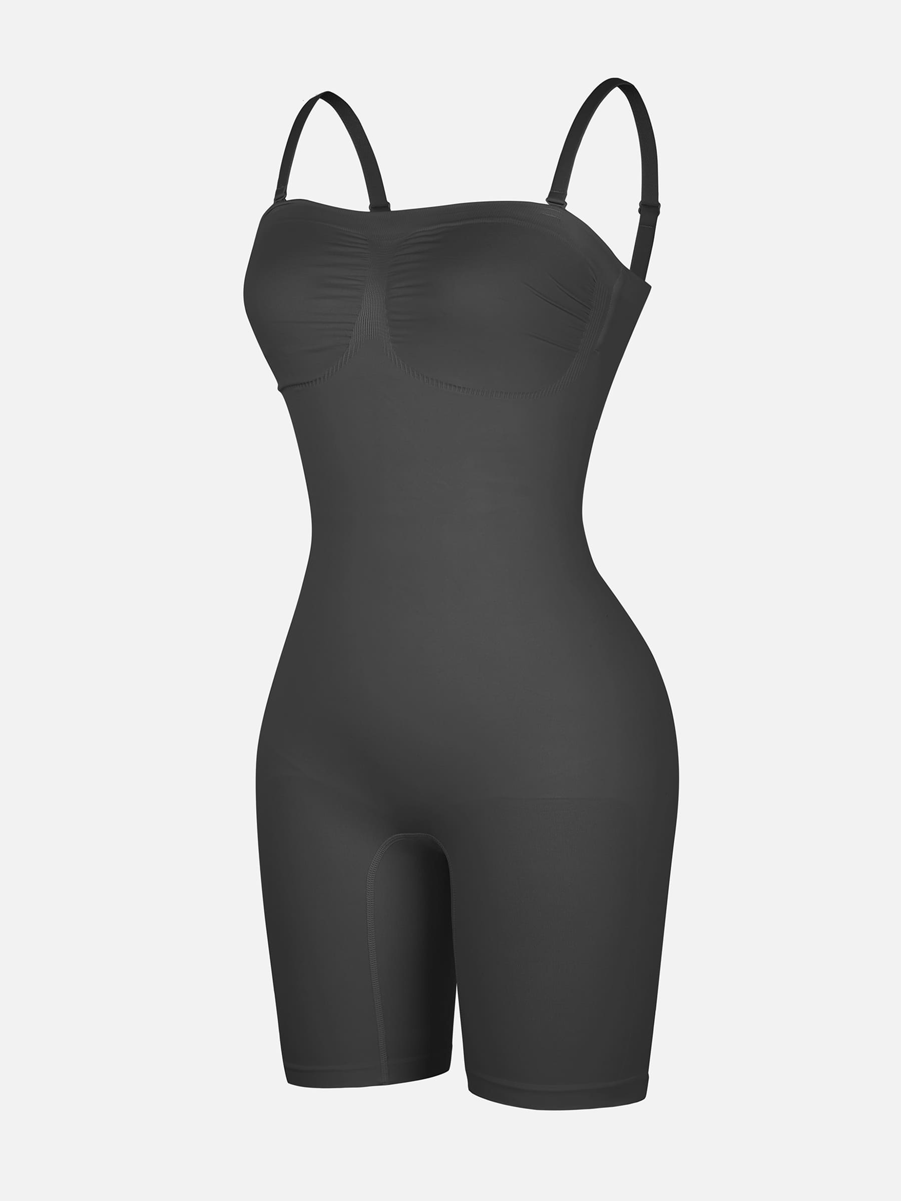 Feelingirl Seamless Strapless Bodysuit with Removable Straps