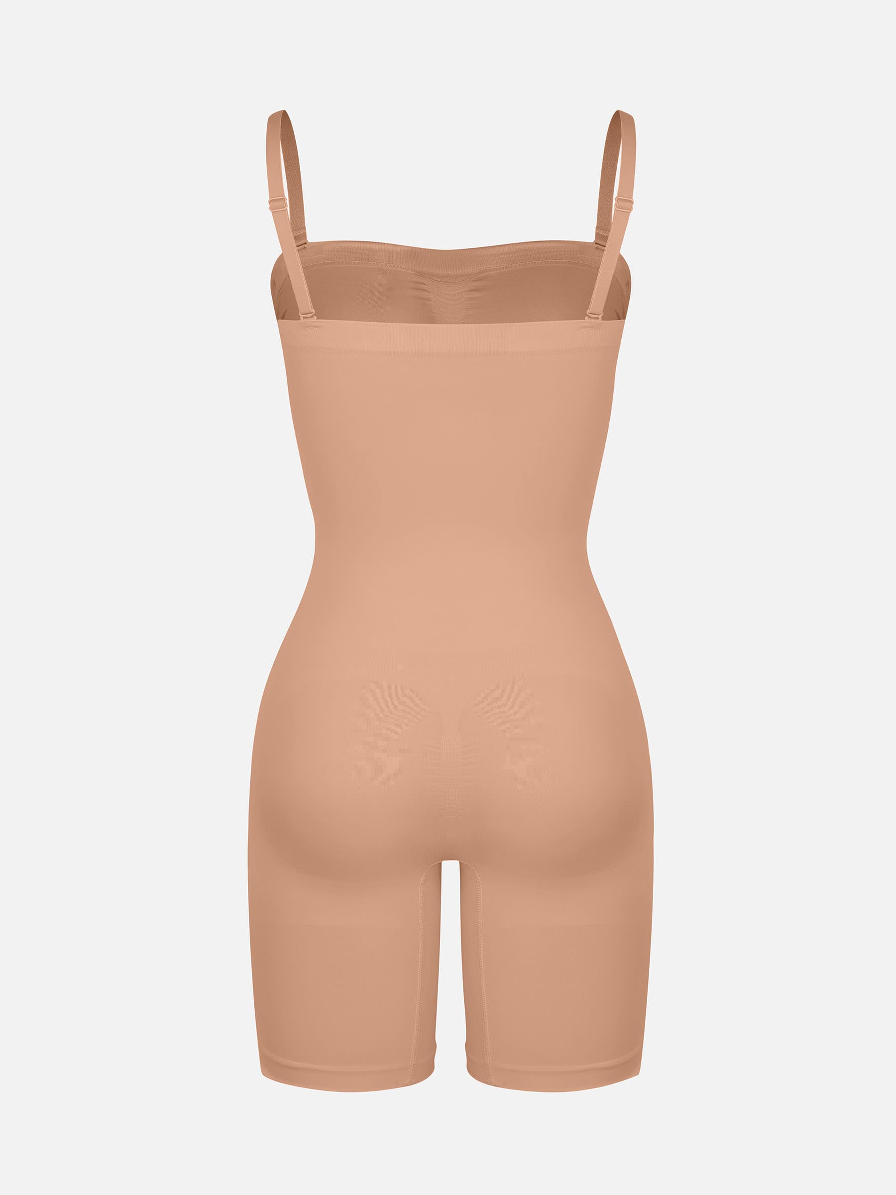 Feelingirl Strapless Seamless Bodysuit with Removable Straps