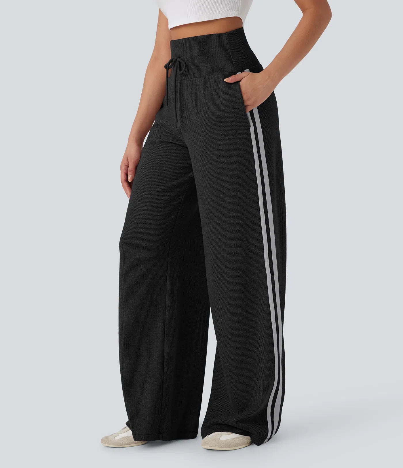 The Luxe Ribbed Lounge Set – High-Waisted Comfort Meets Effortless Chic