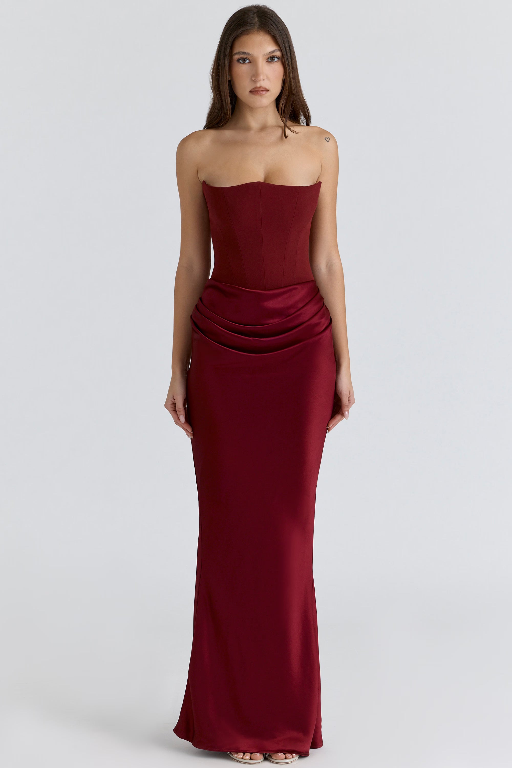 Rosalind Maxi Dress - Burgundy