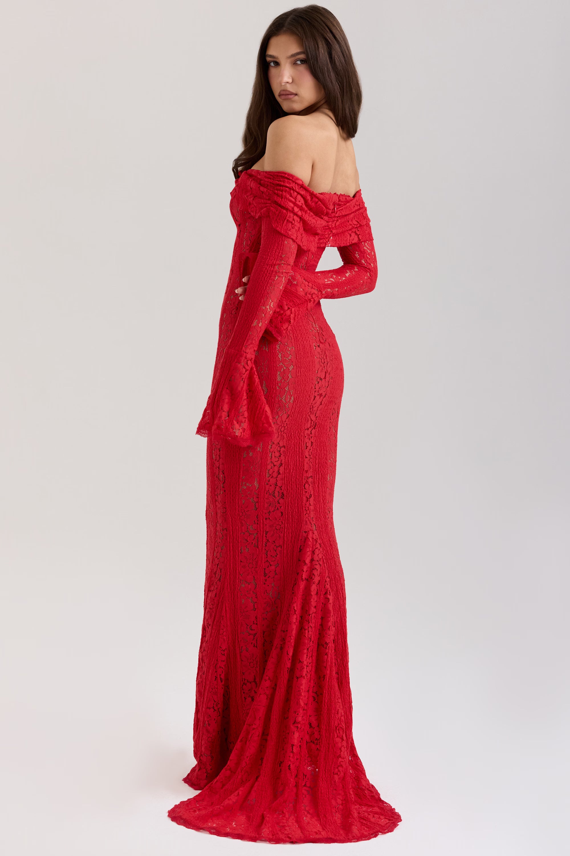 Belle Maxi Dress - Red