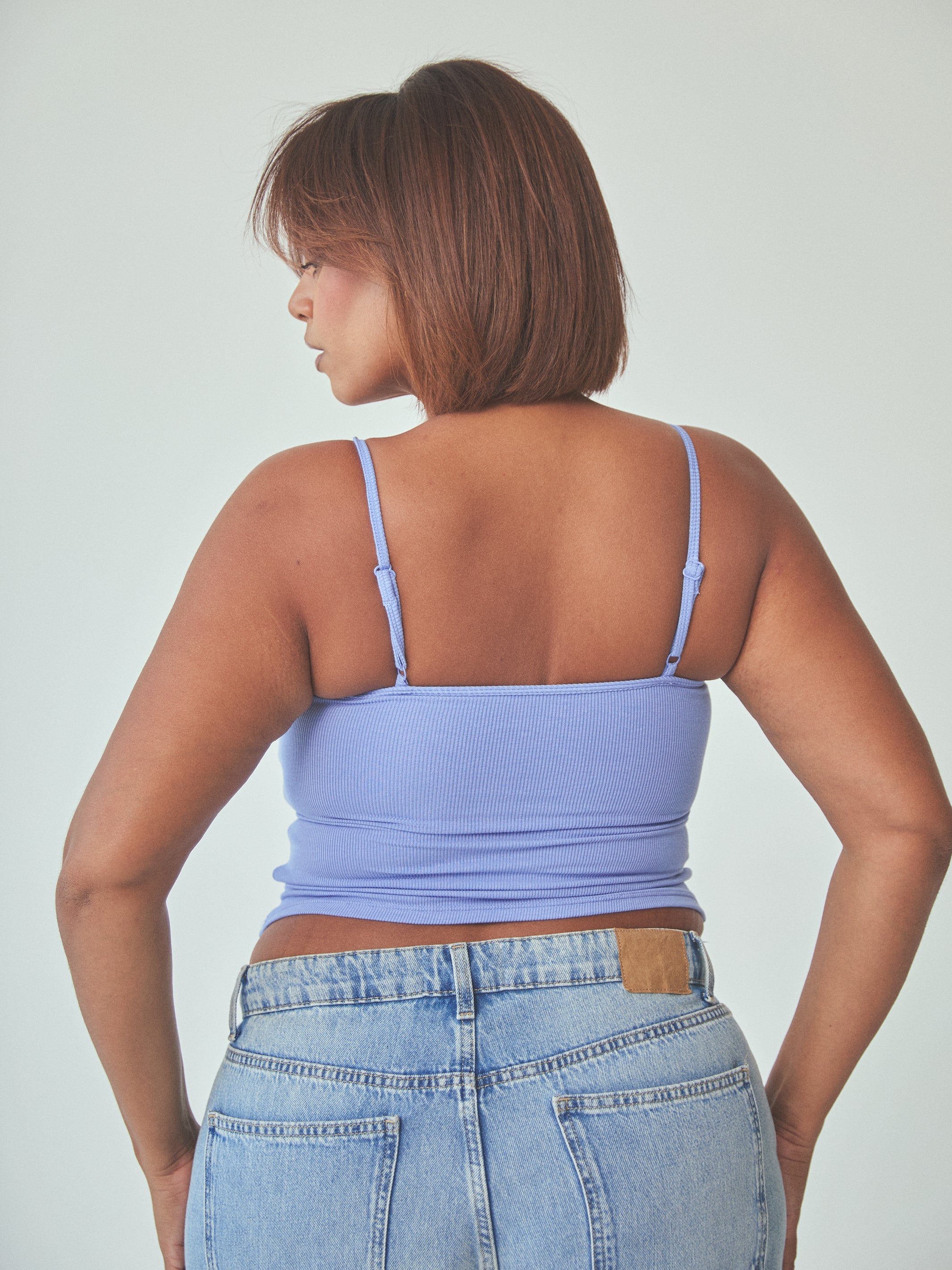 Ribbed Brami Tank – Adjustable Strap Fit