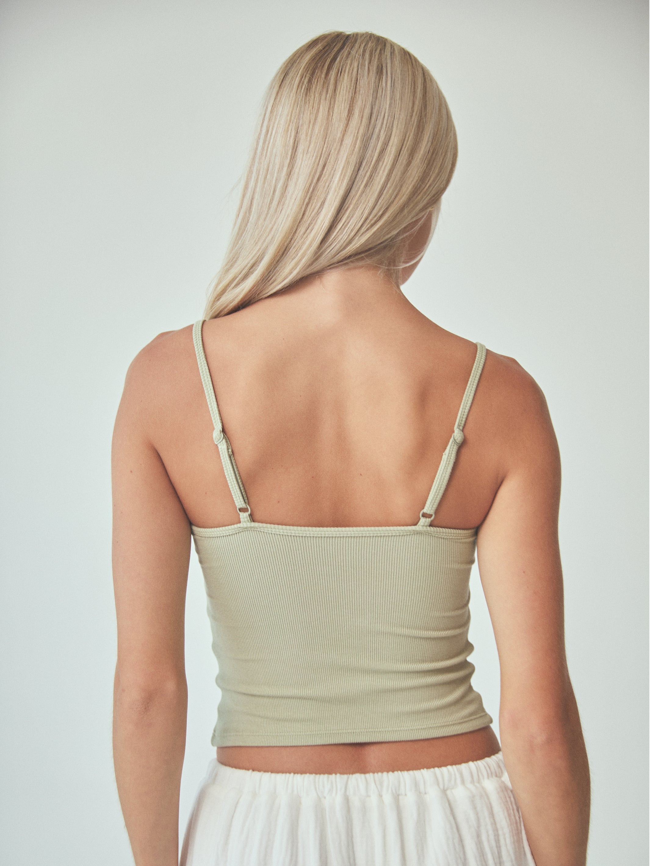 Ribbed Brami Tank – Adjustable Strap Fit