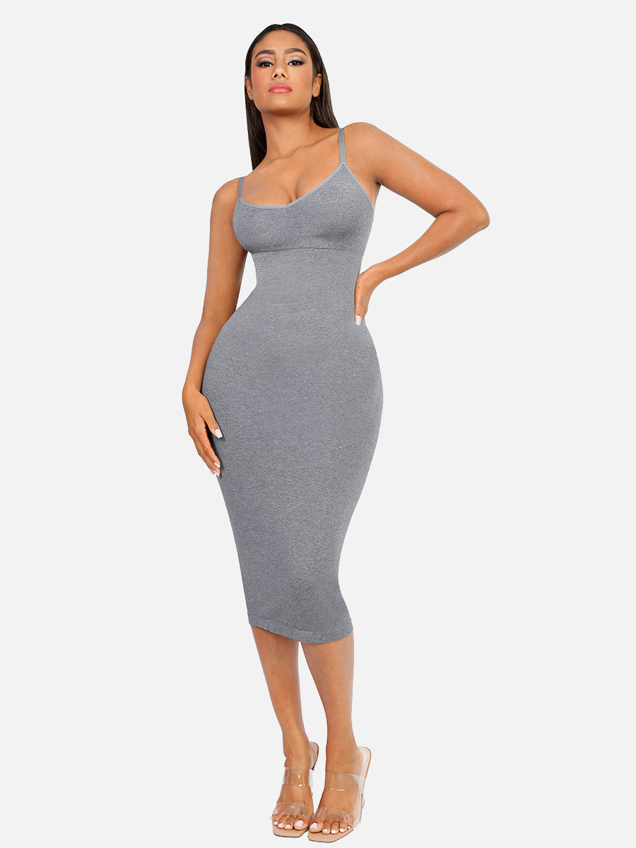 Feelingirl Seamless Midi Body Shaper Dress [BOGO]