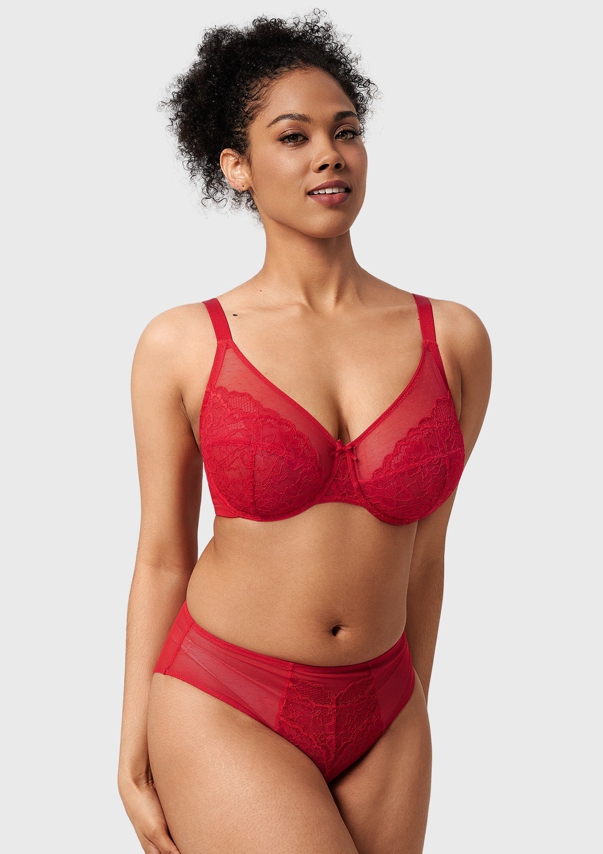 (Cardi B recommends)Enchante Unlined Lace Underwire Bra