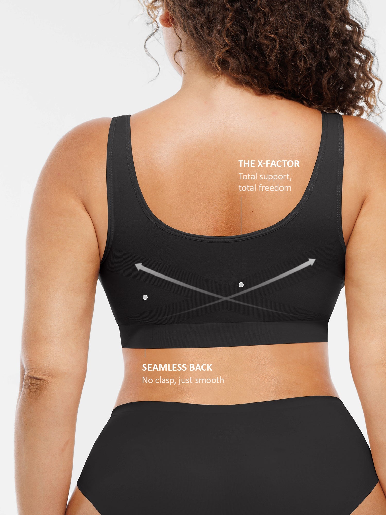 Feelingirl Seamless No Underwire Full Coverage Bra