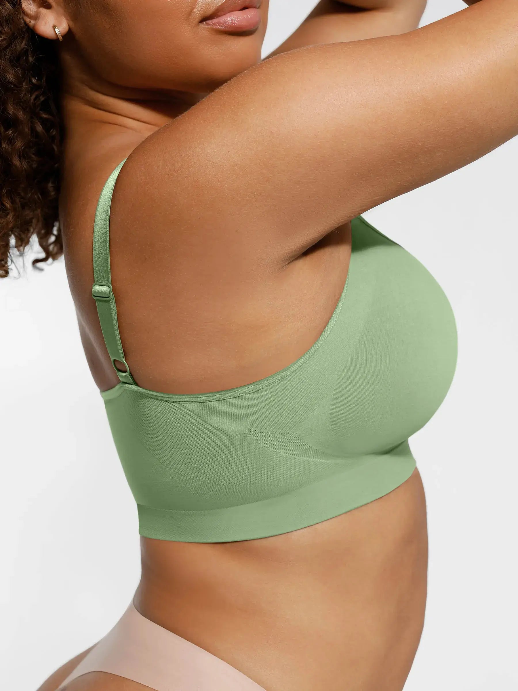 Feelingirl Everyday Wireless Bra Unlined Soft Bra