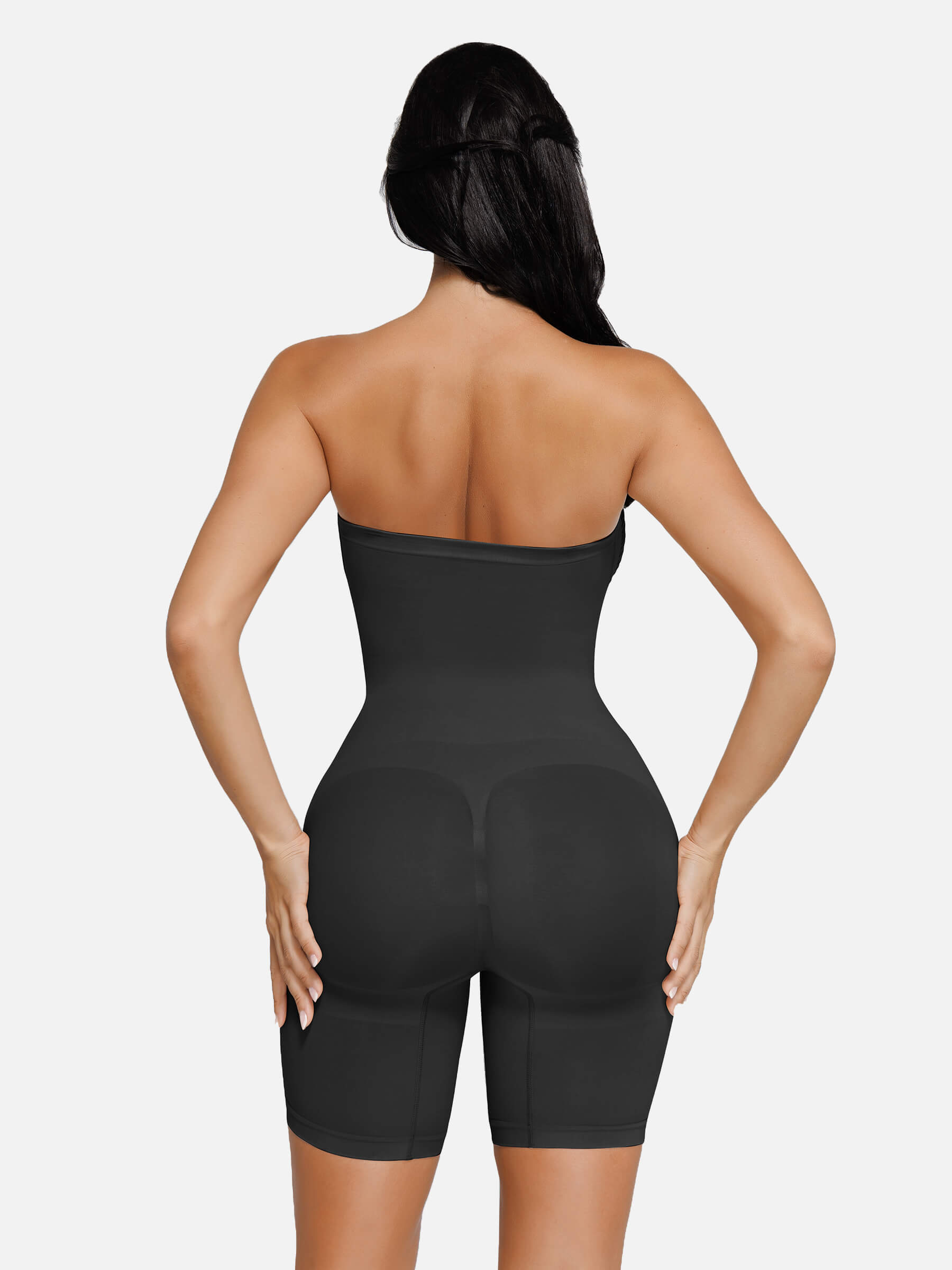 Feelingirl Seamless Strapless Bodysuit with Removable Straps