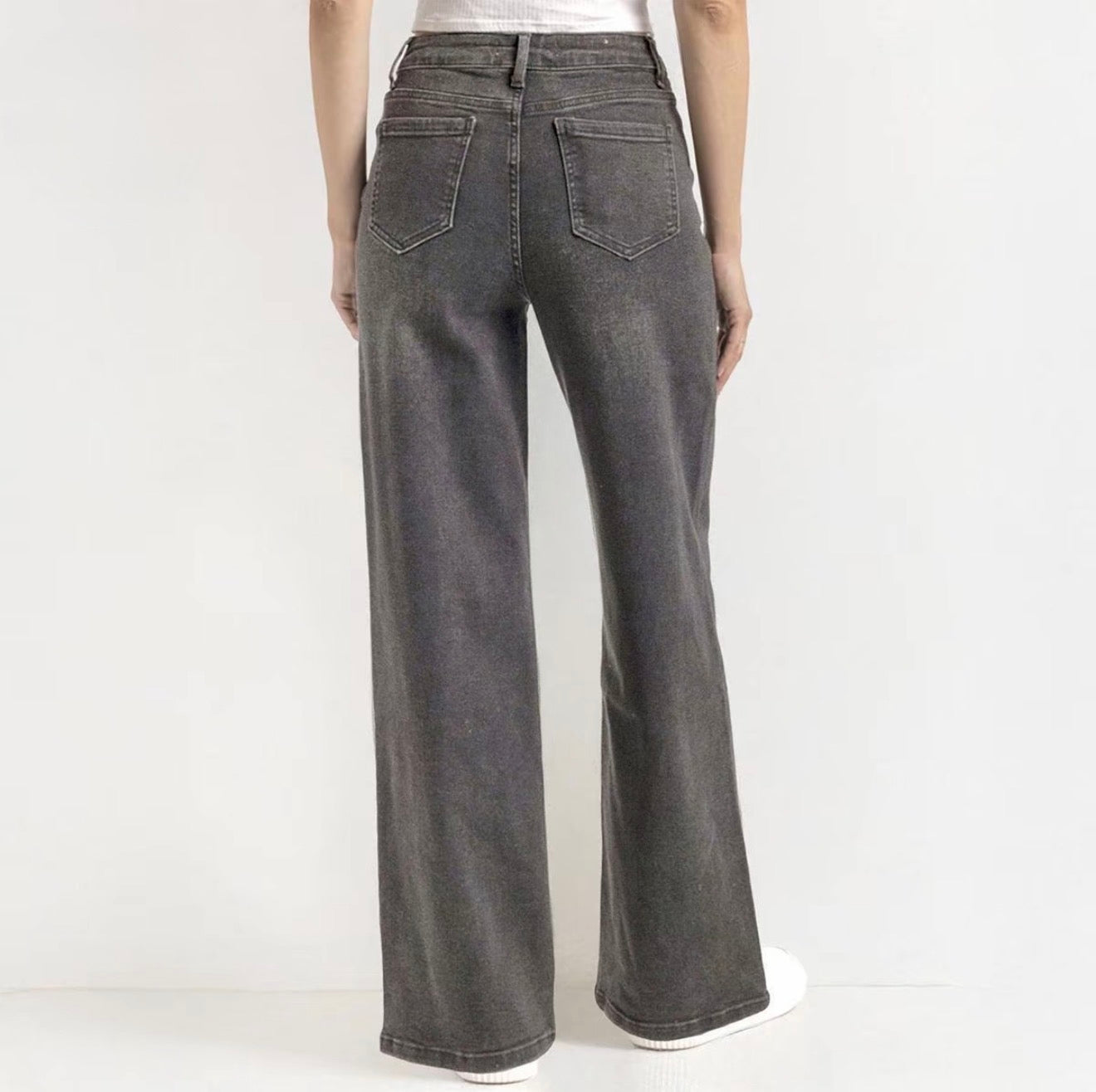 High-Waist Wide-Leg Jeans – Casual Urban Cut