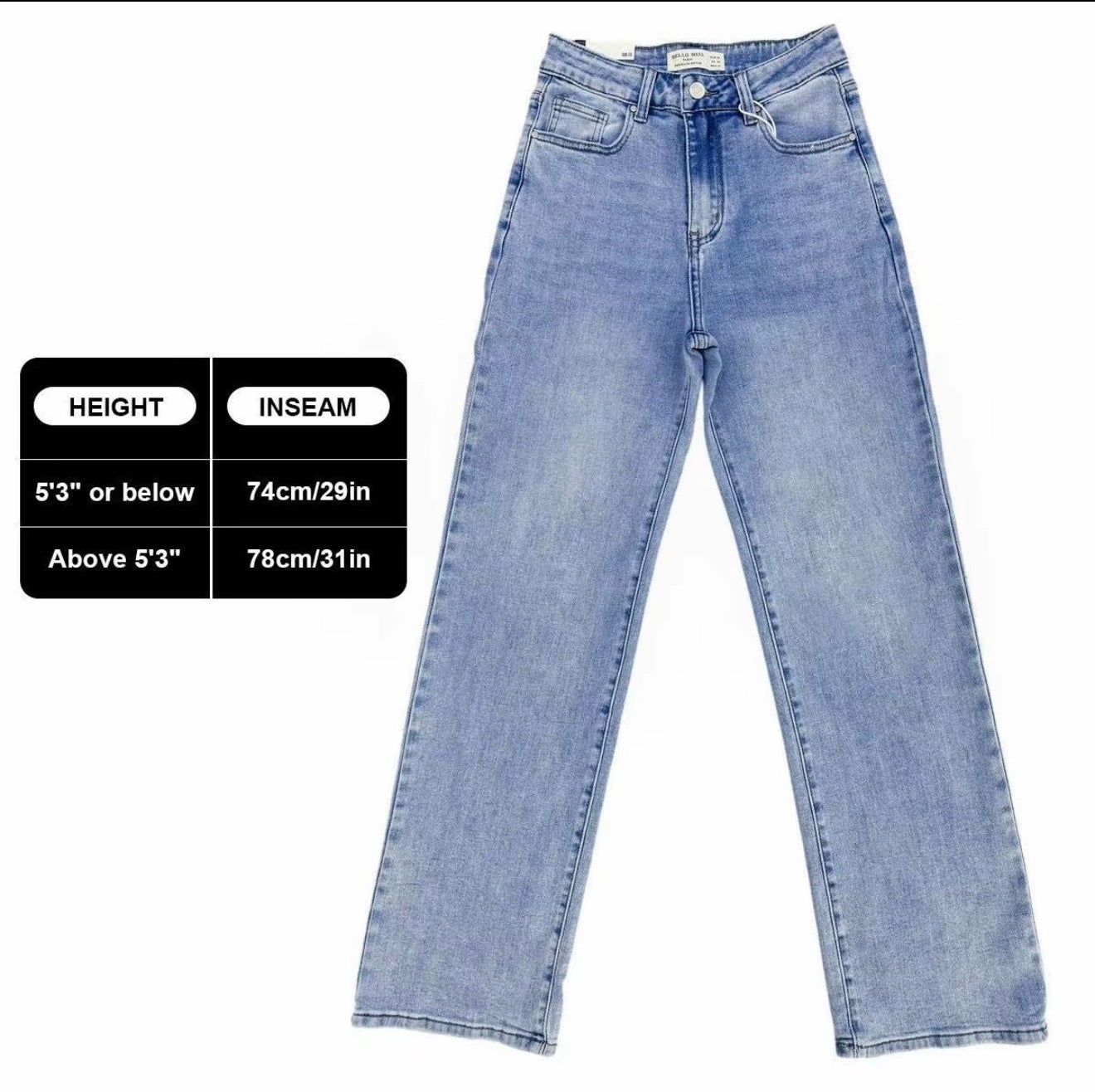 High-Waist Wide-Leg Jeans – Casual Urban Cut