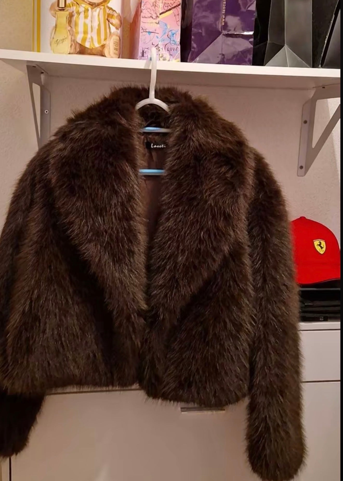 PHOTO Vintage Oversized Suede Bomber Jacket - Relaxed Zip Fit