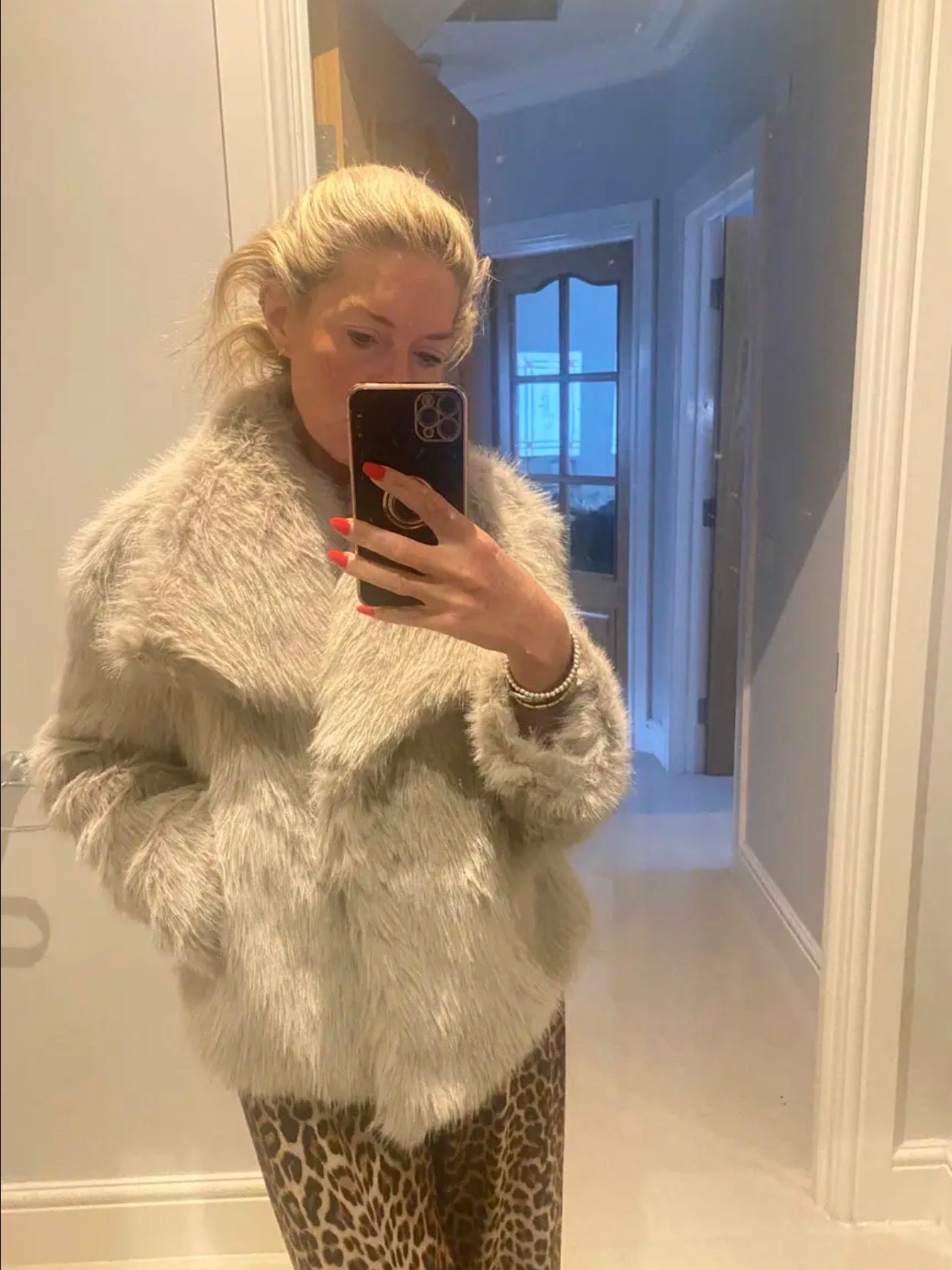 Weekend Away Fur Jacket Chocolate