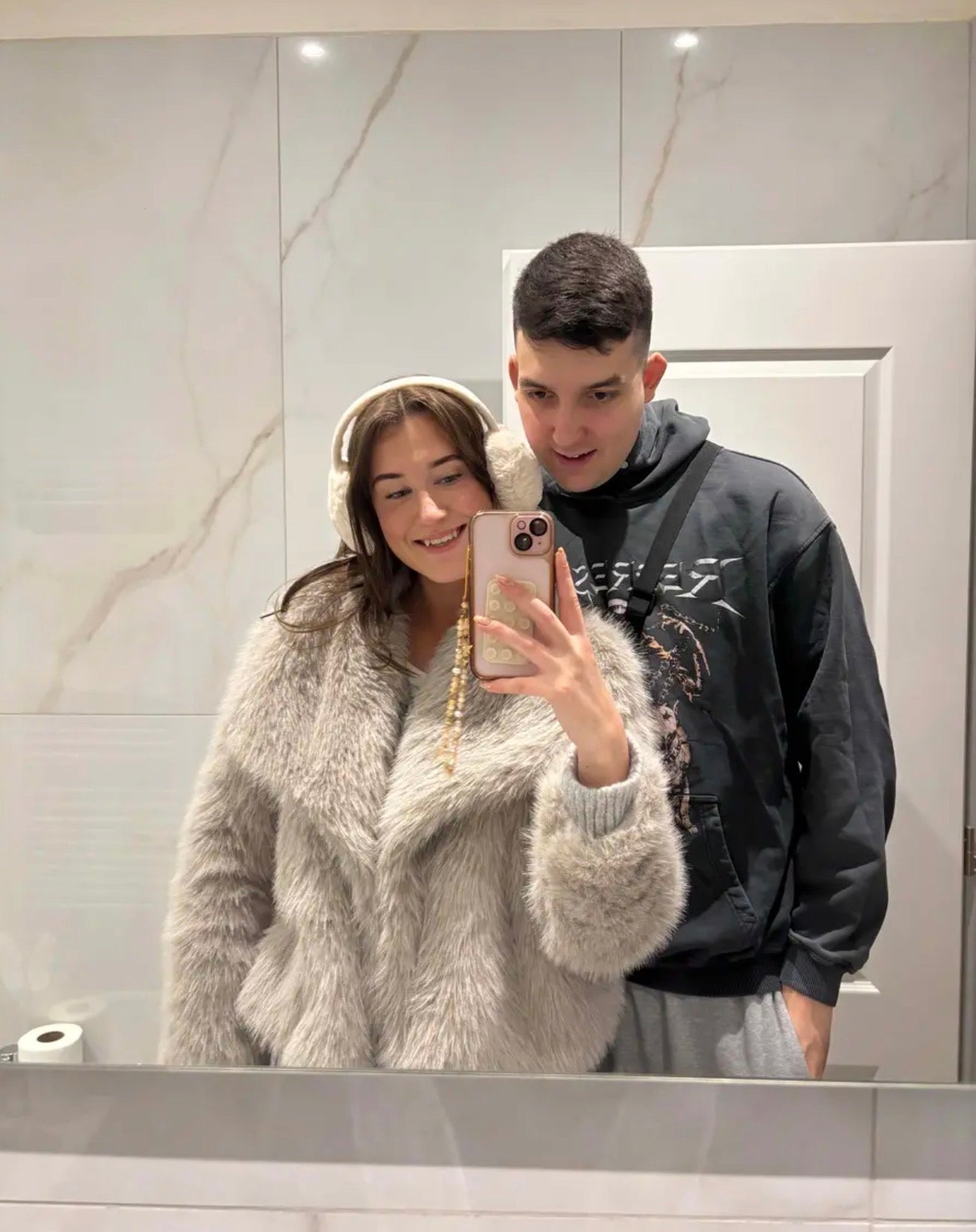 PHOTO Plush Faux-Fur Jacket – Oversized Collar, Luxe Soft Touch