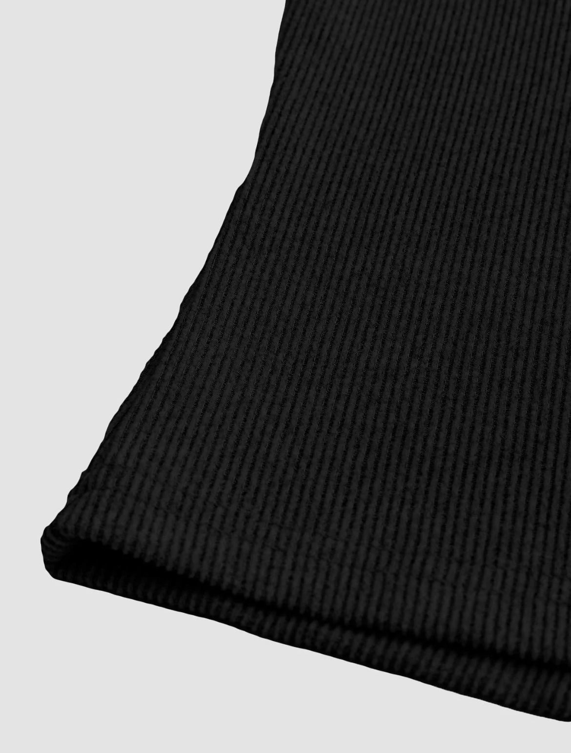 Two-piece Set Women's Solid Button Front Ribbed Crop Top & Elastic Waist Pants, Casual Long Sleeve Round Neck Top & Trousers 2 Piece Set for Spring & Fall, Women's Clothes for Daily Wear