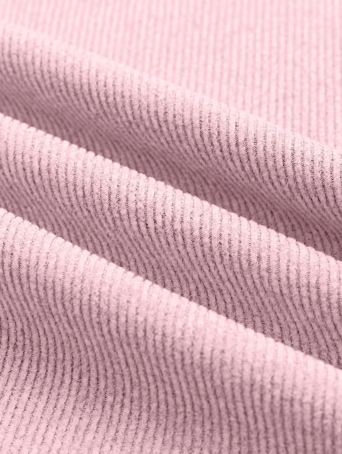 Two-piece Set Women's Solid Button Front Ribbed Crop Top & Elastic Waist Pants, Casual Long Sleeve Round Neck Top & Trousers 2 Piece Set for Spring & Fall, Women's Clothes for Daily Wear