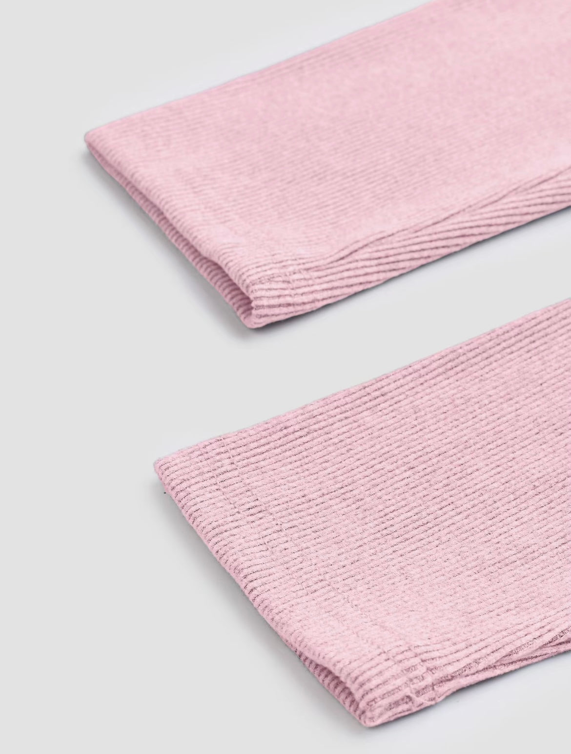 Two-piece Set Women's Solid Button Front Ribbed Crop Top & Elastic Waist Pants, Casual Long Sleeve Round Neck Top & Trousers 2 Piece Set for Spring & Fall, Women's Clothes for Daily Wear