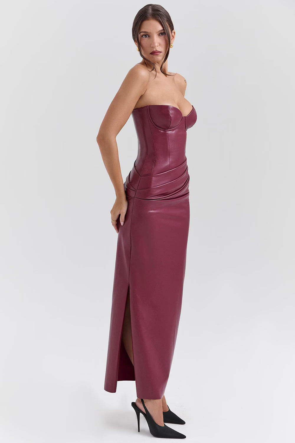 Juliana Maxi Dress - Ruby