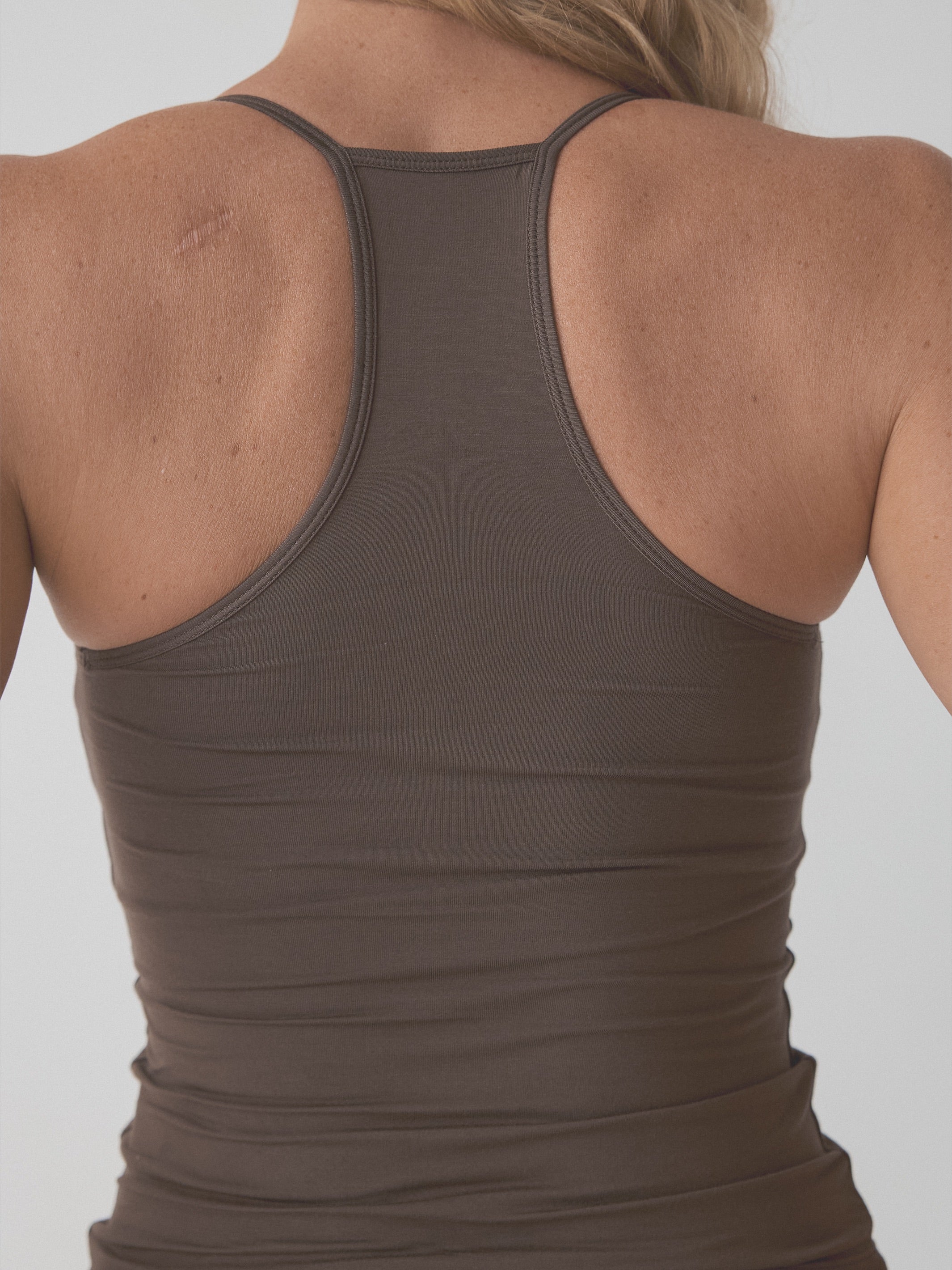 Strappy Racerback Support Top – Built-In Padding
