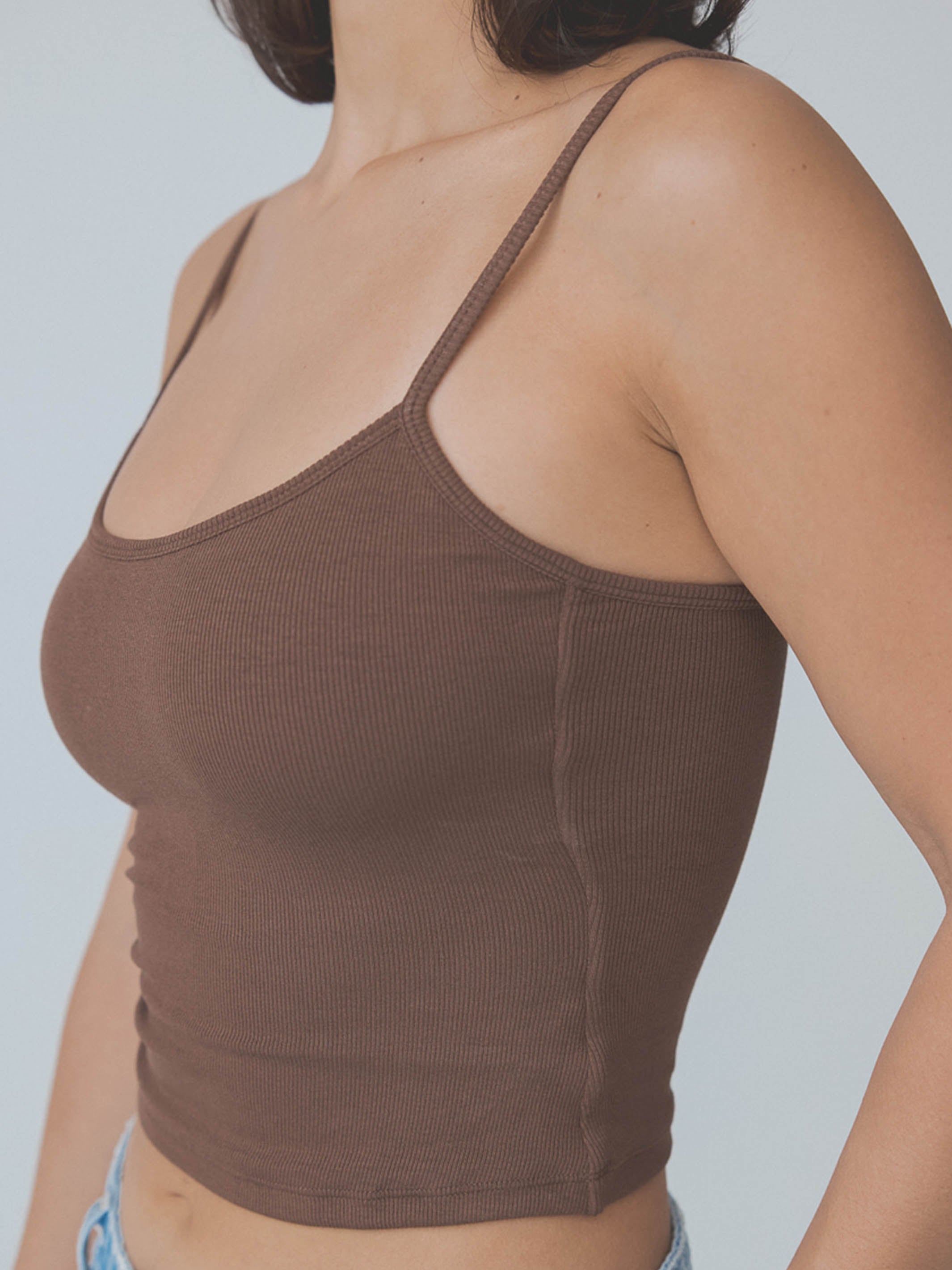 Ribbed Brami Tank – Adjustable Strap Fit