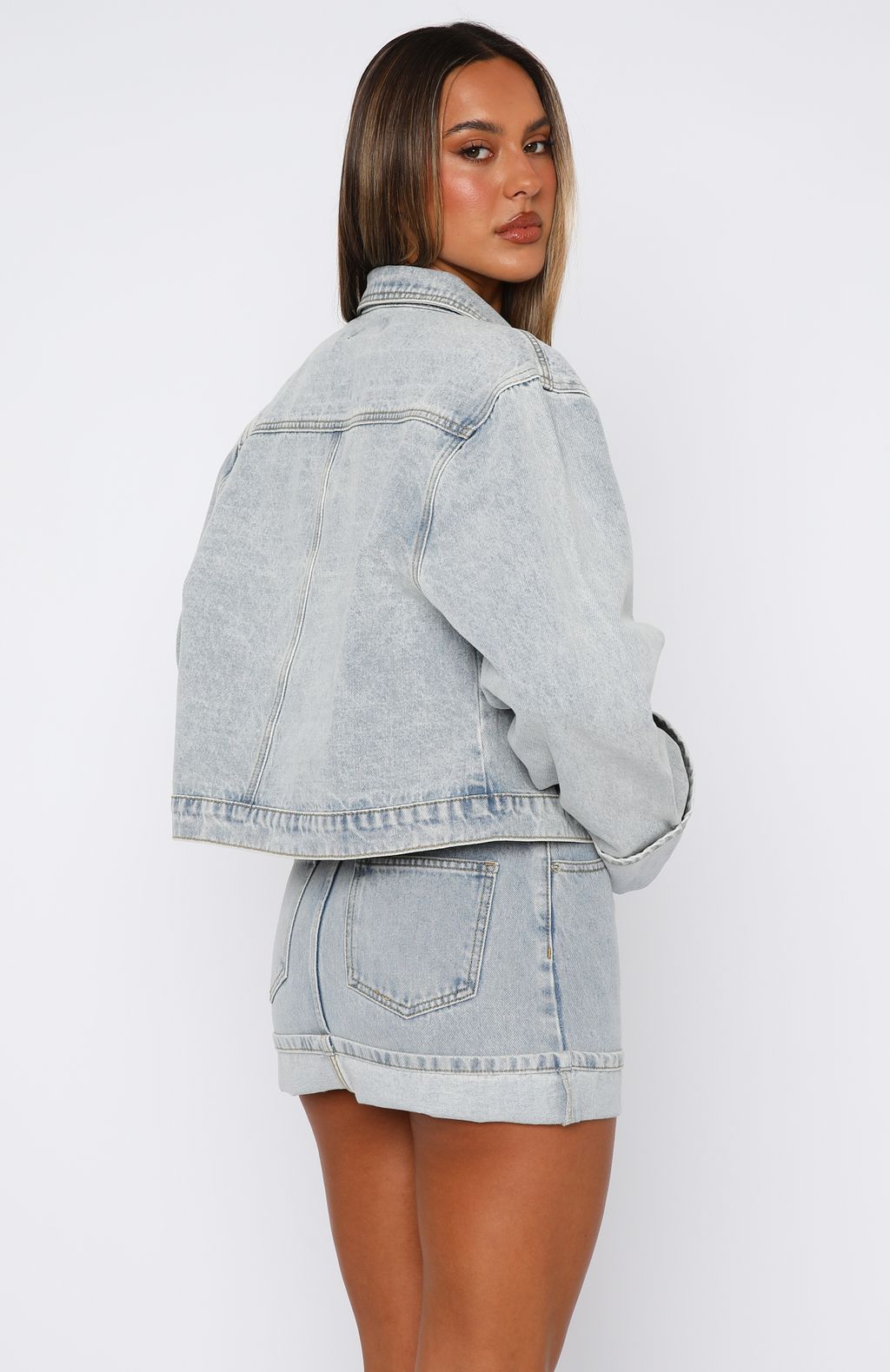 Charlotte Denim Jacket Light Blue