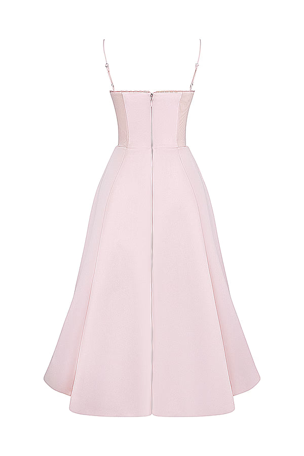 Mademoiselle Midi Dress - Blush