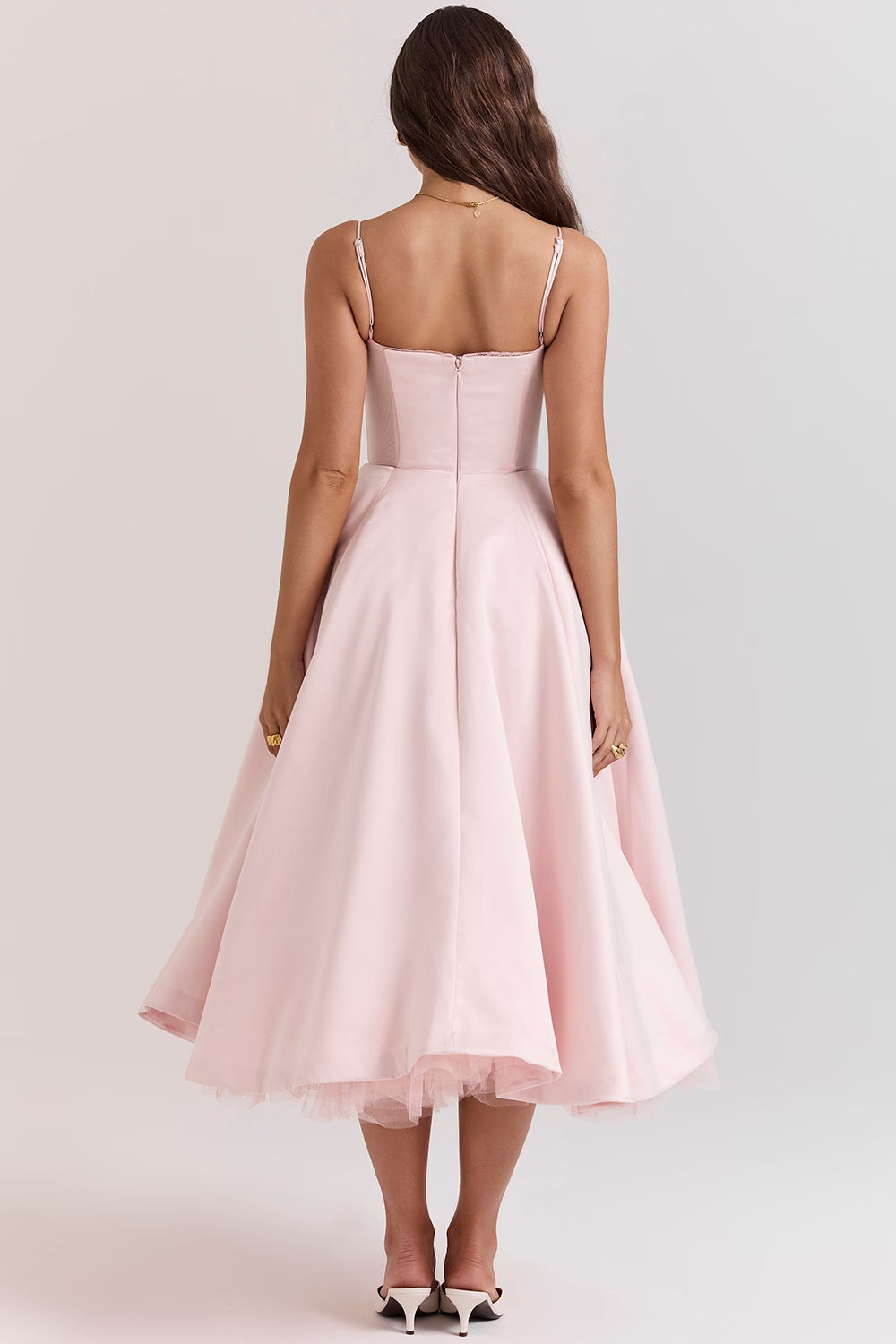 Mademoiselle Midi Dress - Blush
