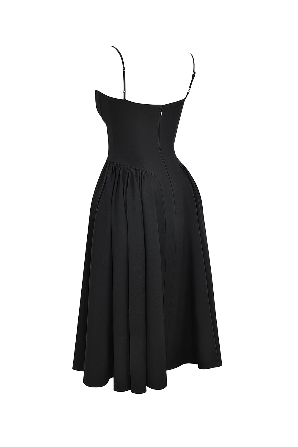 Samaria Midi Dress - Black